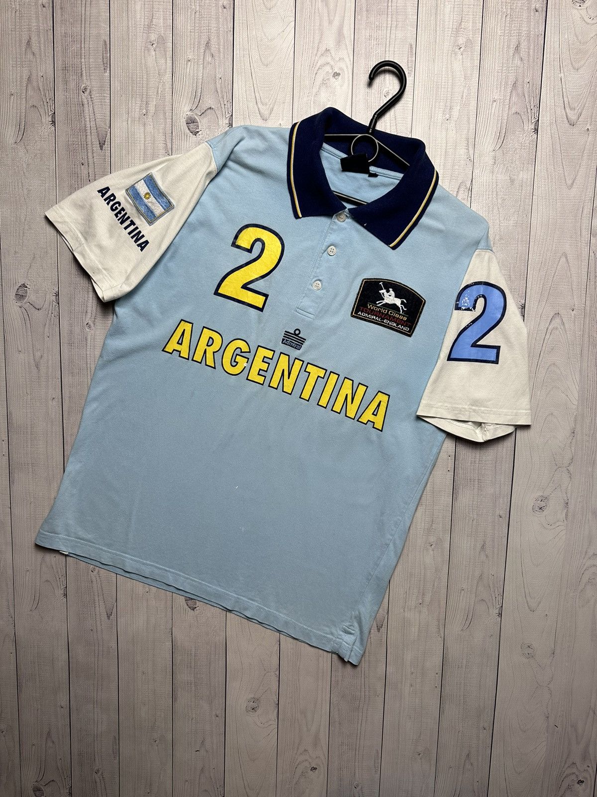 Vintage Polo team club Argentina size L logo rare