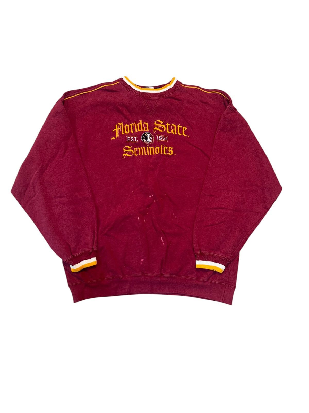 Vintage Vintage Cadre Athletic Florida State Seminoles Pullover Size US XL / EU 56 / 4 - 1 Thumbnail