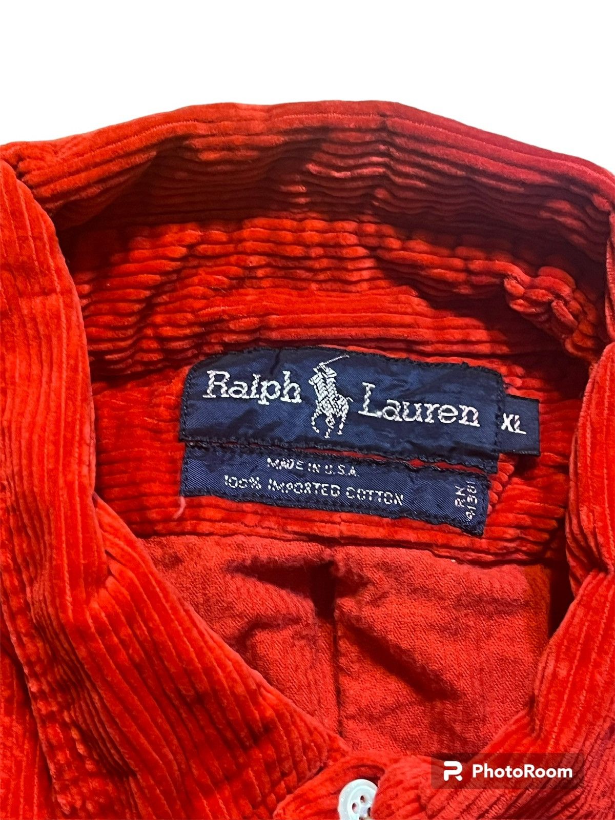 Ralph Lauren 1990s Ralph Lauren corduroy shirt. Size US XL / EU 56 / 4 - 5 Preview