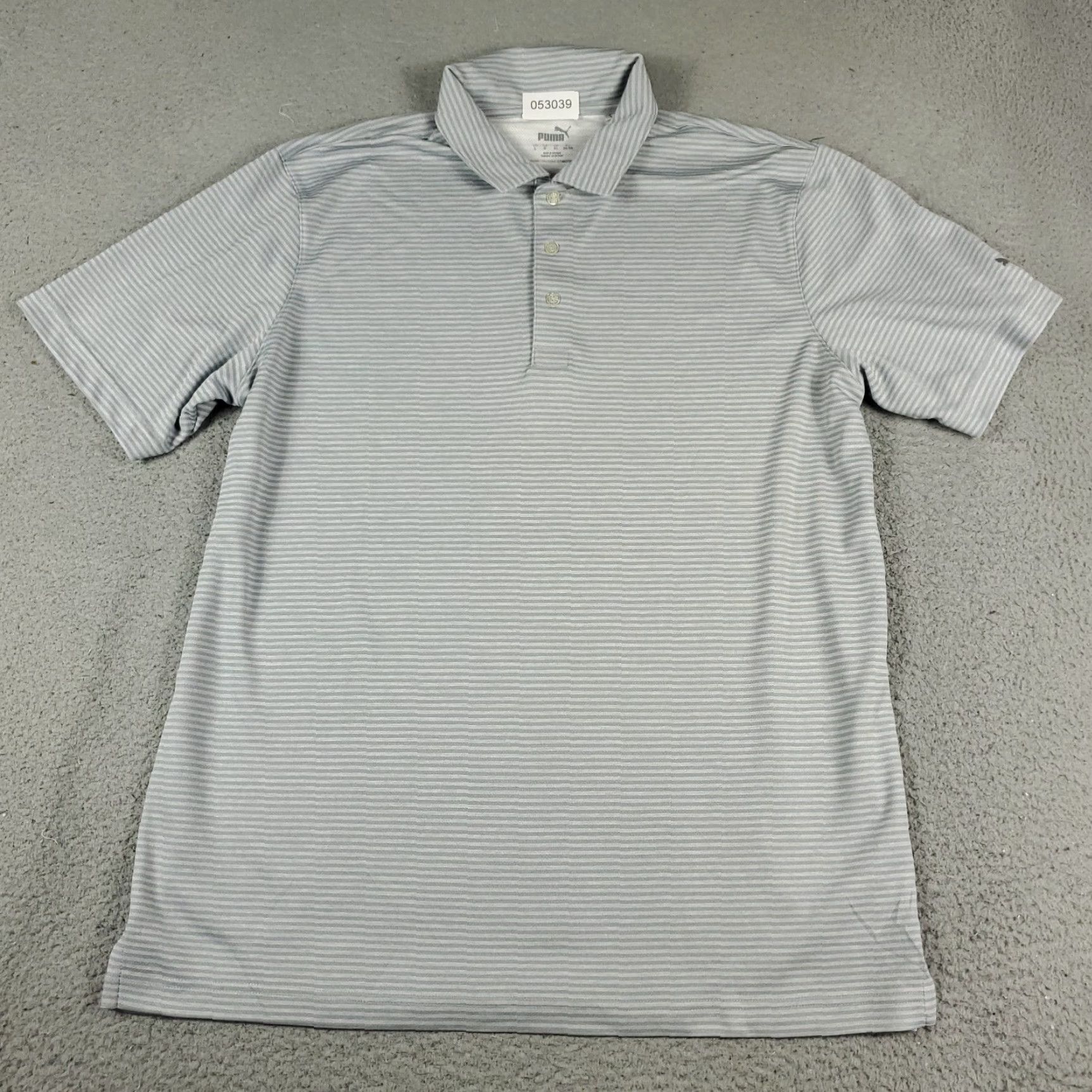 Puma Puma Polo Shirt Mens Size Large Gray Striped Golf Casual Short Sleeve Adult Polo Shirt Mens Size Large Gray Striped Golf Casual Short Sleeve Adult Size US L / EU 52-54 / 3 - 2 Thumbnail