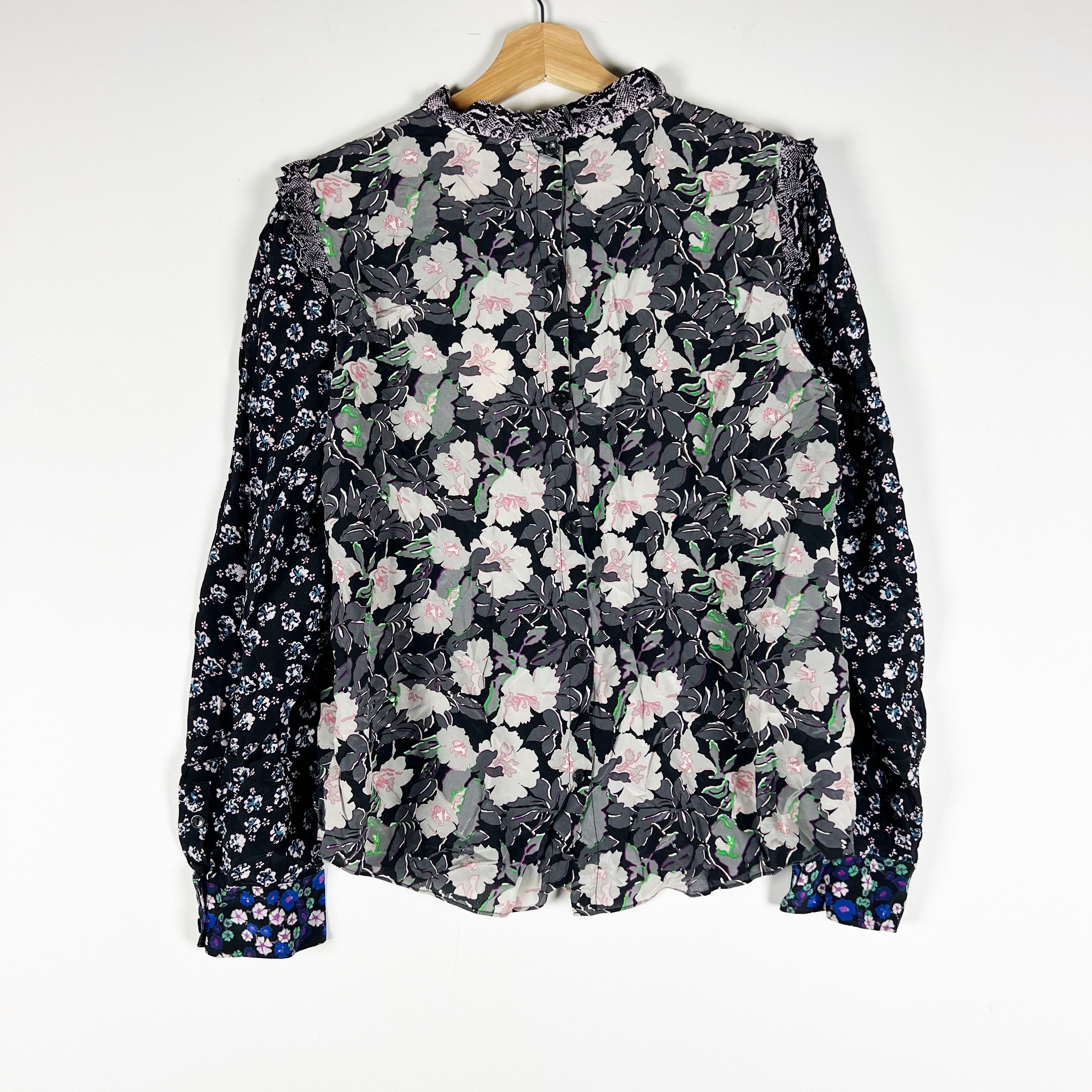 Rebecca Taylor NEW Rebecca Taylor Long Sleeve Patch Print Size XL / US 12-14 / IT 48-50 - 4 Thumbnail