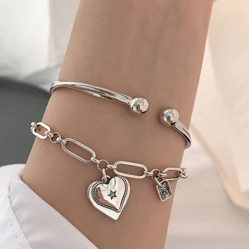 Jewelry LOVE Heart Bracelets Size ONE SIZE - 2 Thumbnail