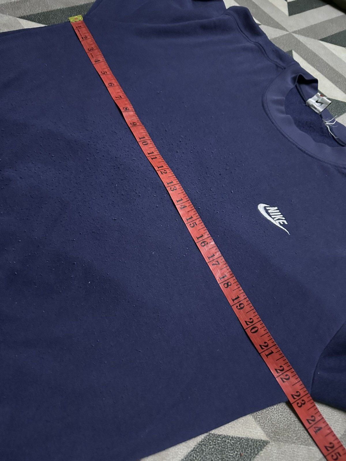 Nike Vintage 90s Nike crew-neck sweatshirt with embroidered logo Size US L / EU 52-54 / 3 - 7 Thumbnail