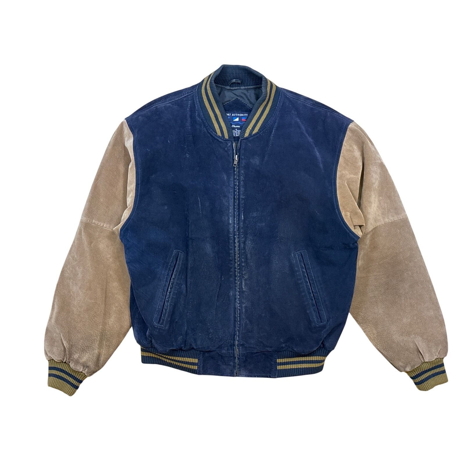 Port Authority VTG Port Authority J-782 Two-Tone Leather Varsity Jacket Size US M / EU 48-50 / 2 - 1 Thumbnail