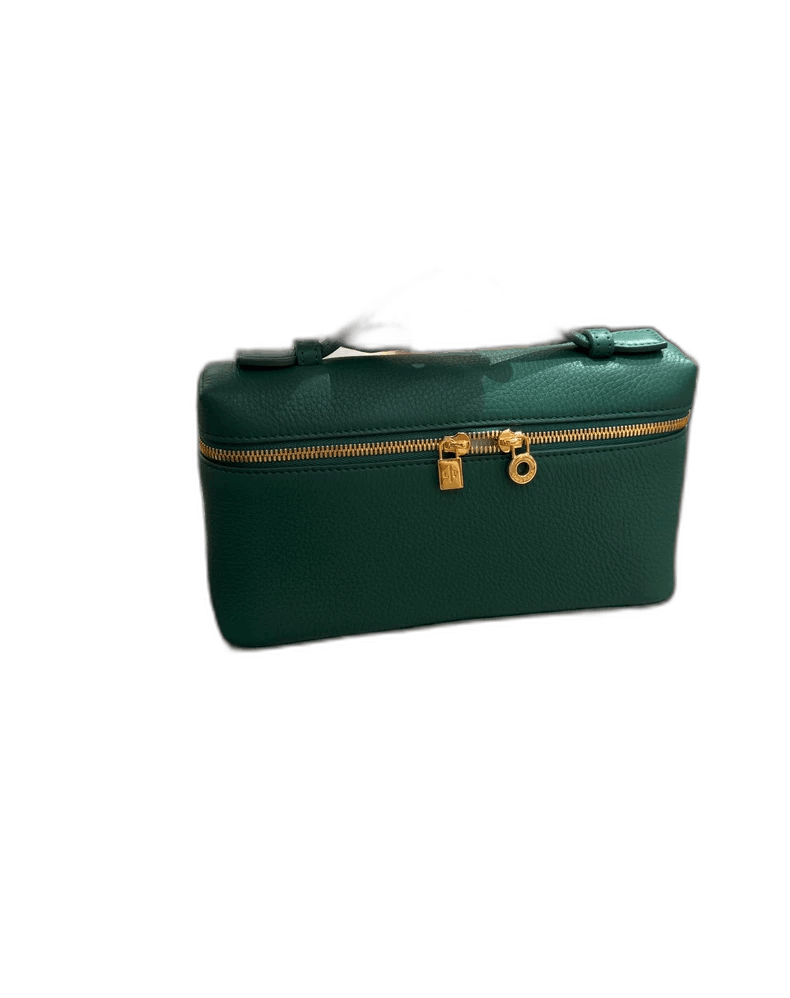 Loewe loropiana lunch bag in green leather Size ONE SIZE - 1 Thumbnail