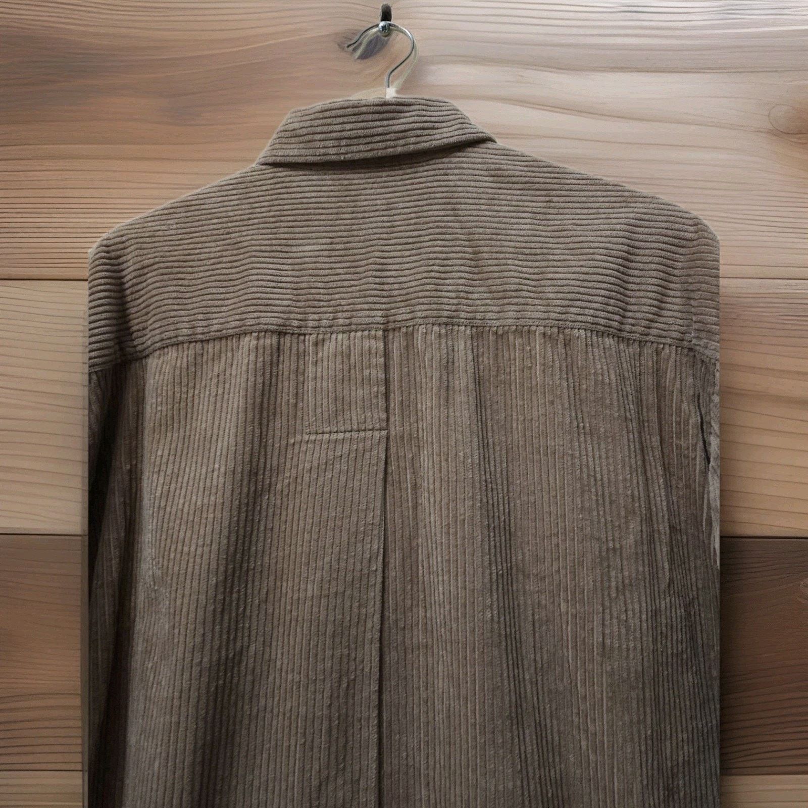 7115 by Szeki 7115 by Szeki Corduroy Long Sleev Button Shirt Jacket Brown Size S / US 4 / IT 40 - 4 Thumbnail