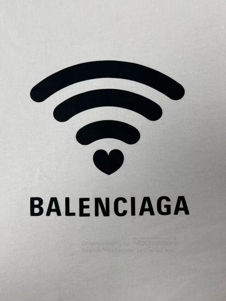 Balenciaga Balenciaga Logo letter print round neck short sleeve strai Size US S / EU 44-46 / 1 - 3 Thumbnail
