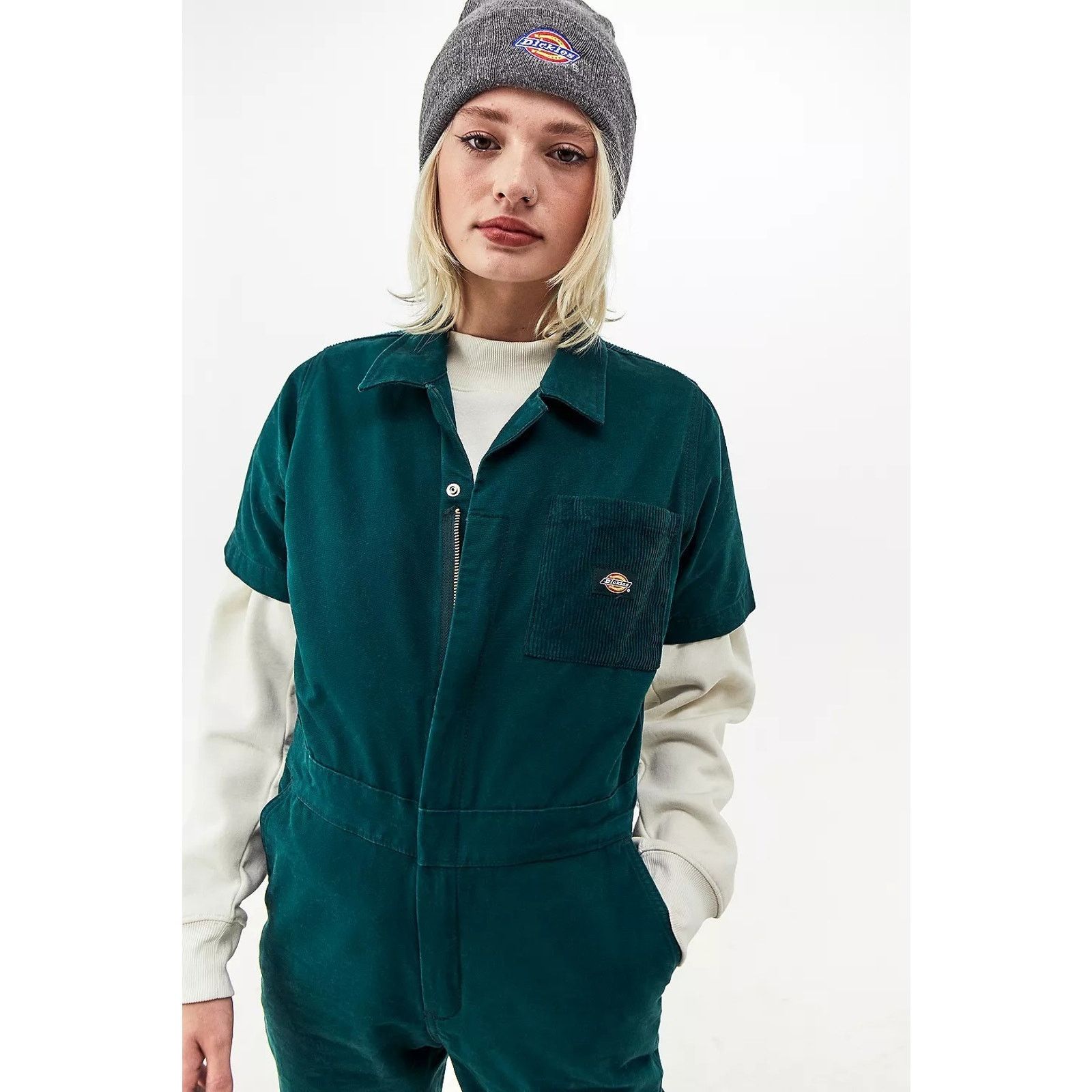 Dickies Dickies forest green reworked corduroy accent coveralls XS Size 27" / US 4 / IT 40 - 2 Thumbnail
