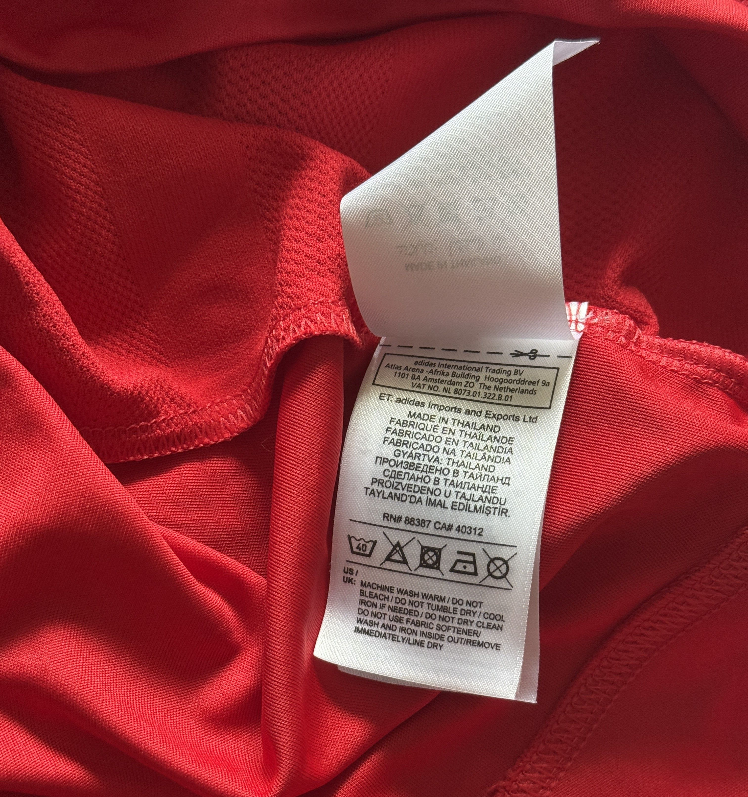 Adidas Manchester United 2015 2016 Shirt Jersey Soccer Football L Size US L / EU 52-54 / 3 - 11 Thumbnail