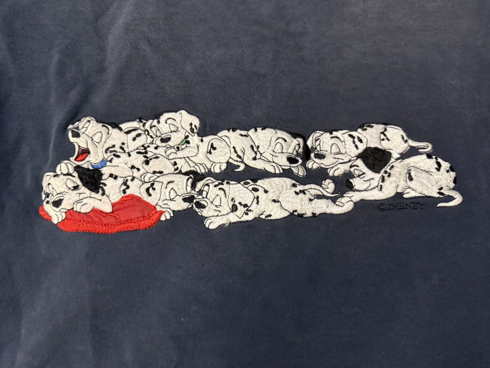 Vintage Vintage 90s 101 Dalmations Disney Mock Neck Size US M / EU 48-50 / 2 - 4 Thumbnail