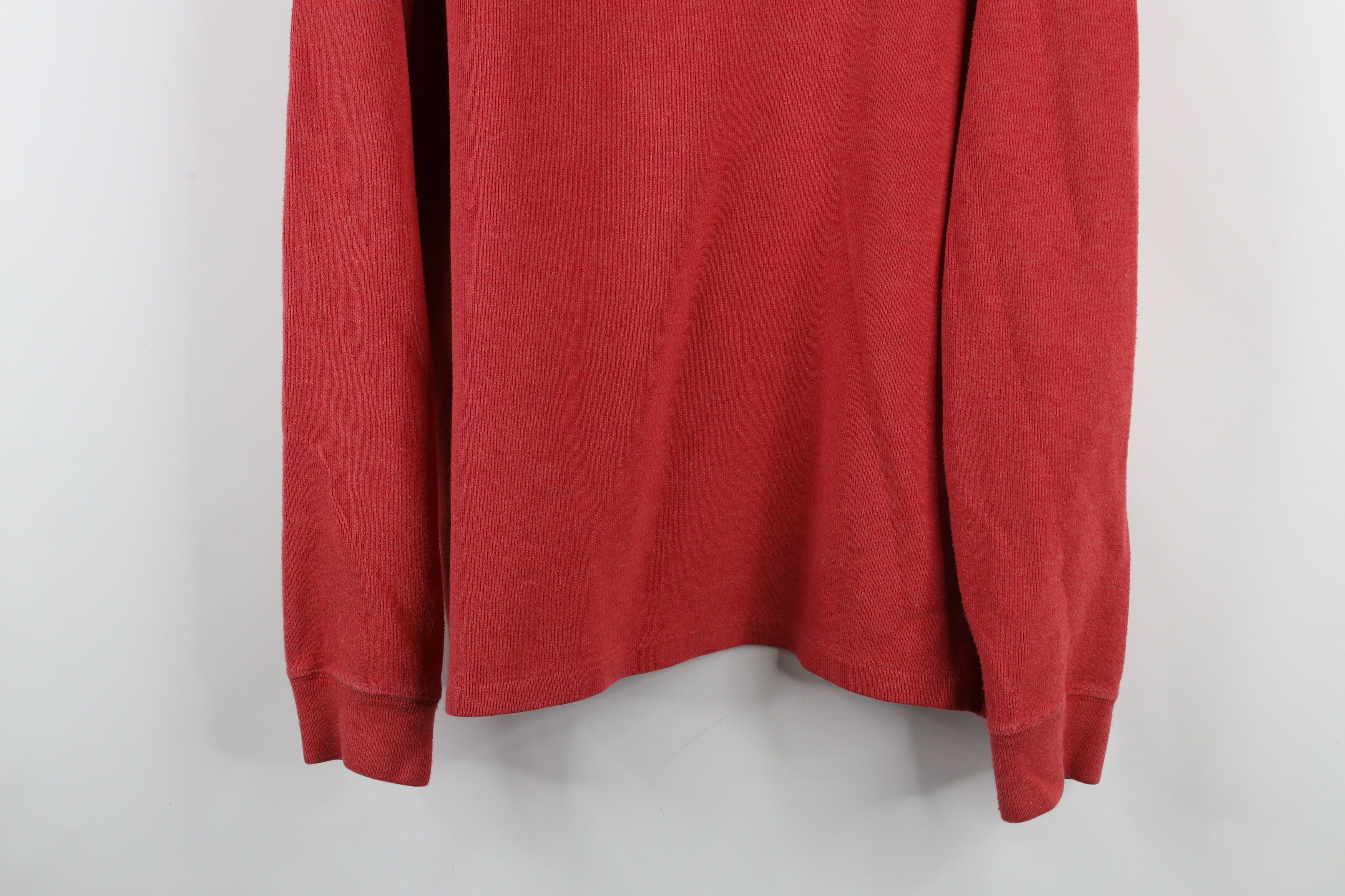 Ralph Lauren × Vintage Vintage Ralph Lauren Ribbed Knit Half Zip Pullover Sweater Size US L / EU 52-54 / 3 - 3 Thumbnail