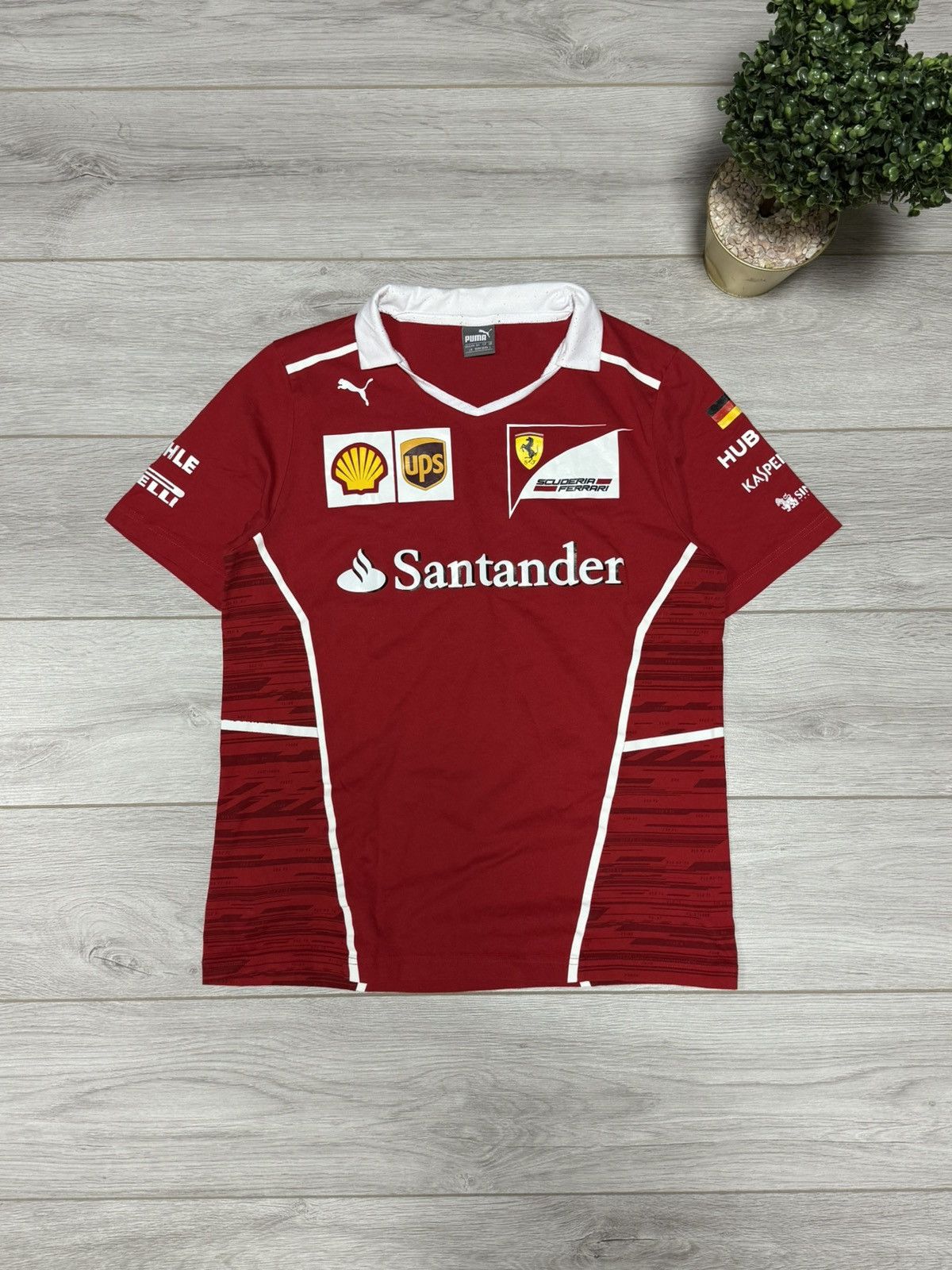 Puma Puma Santander Ferrari shirt polo Size US L / EU 52-54 / 3 - 1 Thumbnail