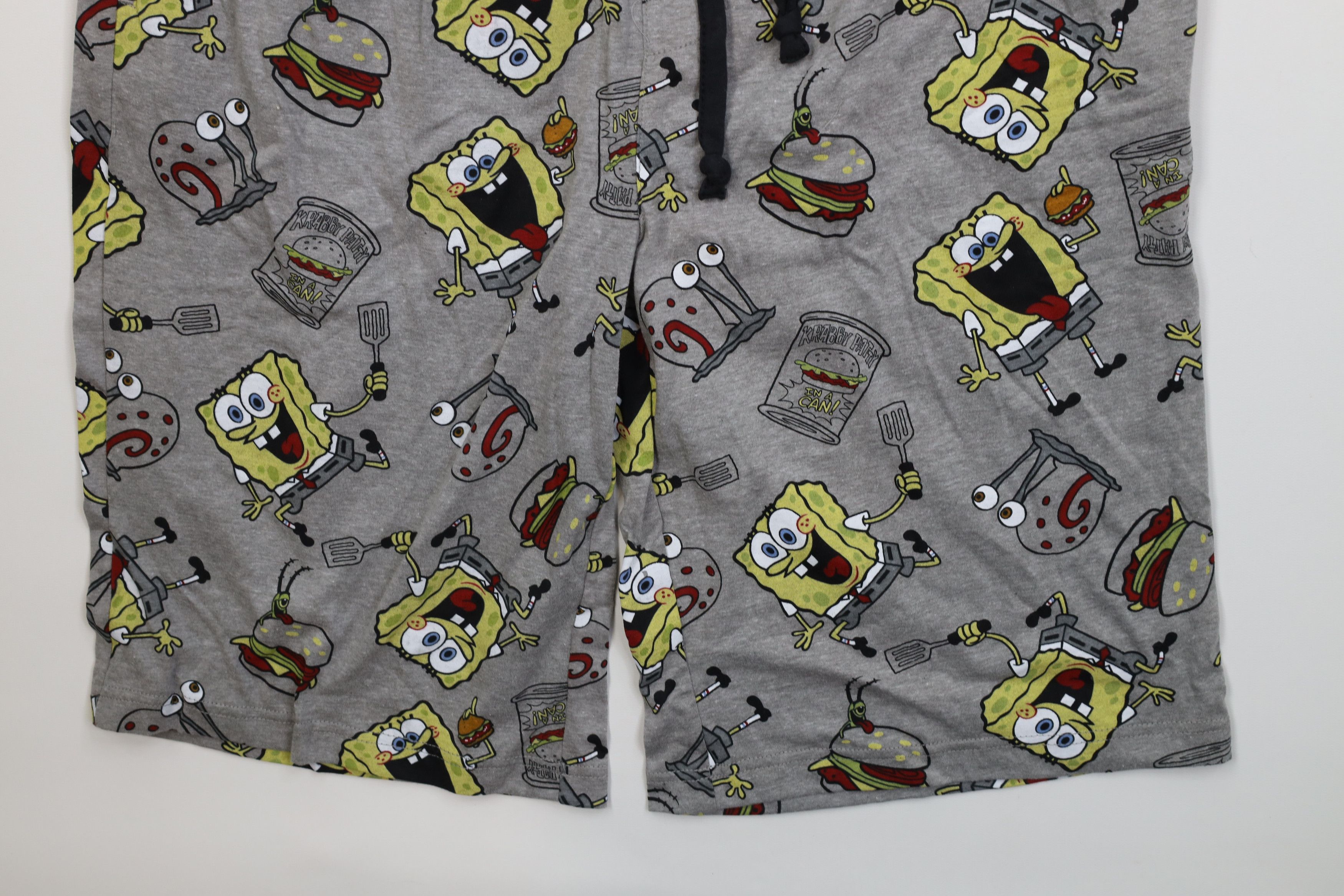 Vintage Deadstock Y2K Nickelodeon Spongebob Squarepants Sleep Shorts Size US 38 / EU 54 - 4 Thumbnail