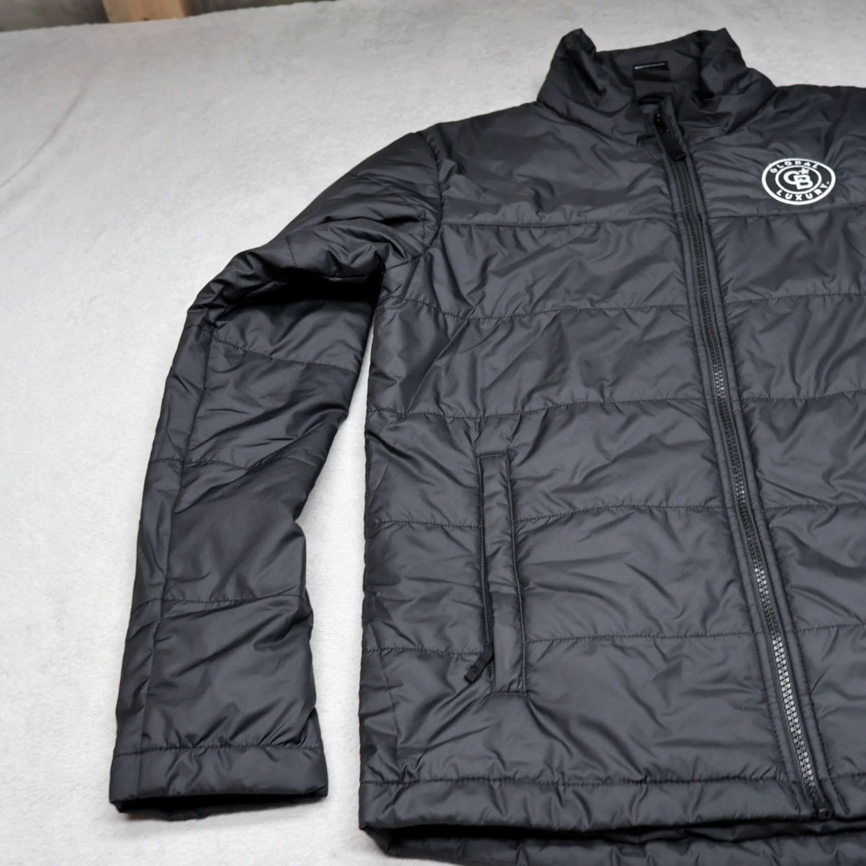 The North Face VINTAGE The North Face Jacket Mens S Black Quilted Puffer Full Zip Logo Embroidered Stand-Up Collar Size US S / EU 44-46 / 1 - 2 Thumbnail