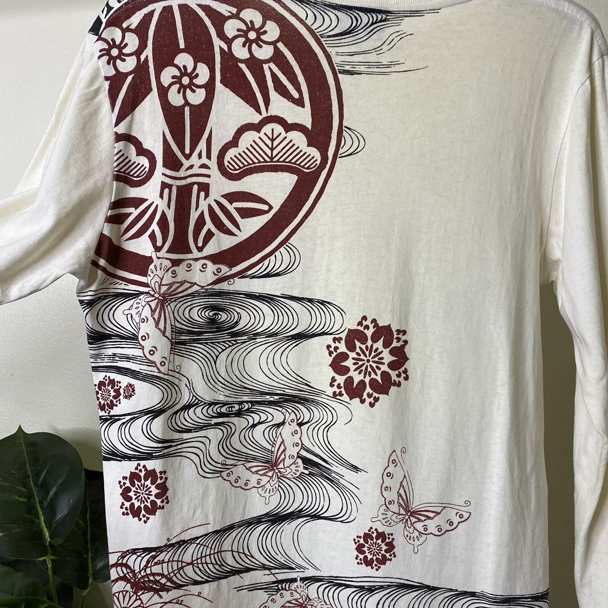 Bullet Noise × Ed Hardy Bullet Noise Japanese Motive Affliction Ed Hardy Style LS Size US M / EU 48-50 / 2 - 7 Thumbnail