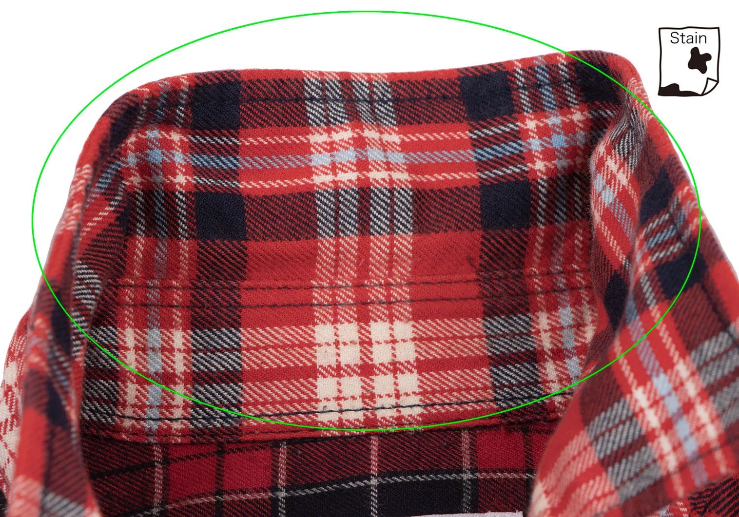 Junya Watanabe Checkered Flannel Shirt in Red and Navy, Size XS Size US XS / EU 42 / 0 - 4 Thumbnail