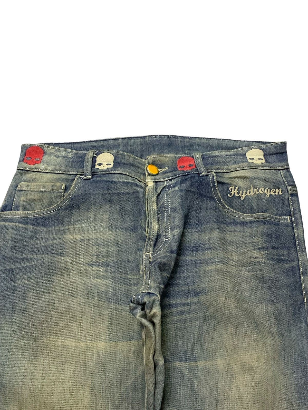 HYDROGEN × Hysteric Glamour × If Six Was Nine Hydrogen Distressed Muddy Dirty Wash Hand Made Denim Pants Size US 32 / EU 48 - 11 Thumbnail