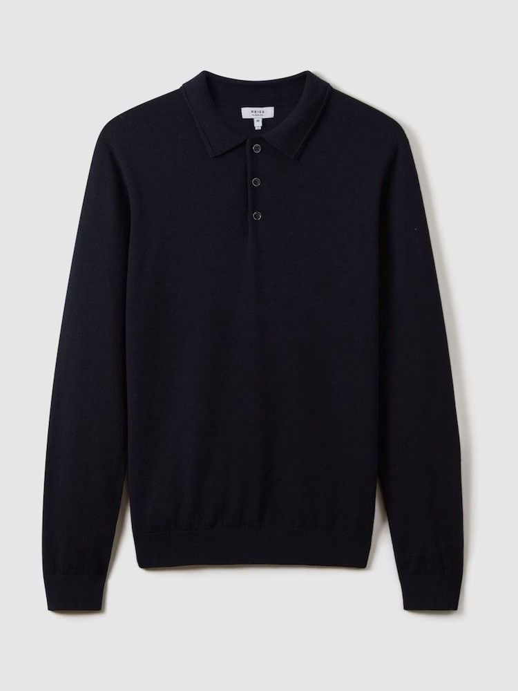 Reiss Trafford Merino Wool Polo Size US S / EU 44-46 / 1 - 2 Thumbnail