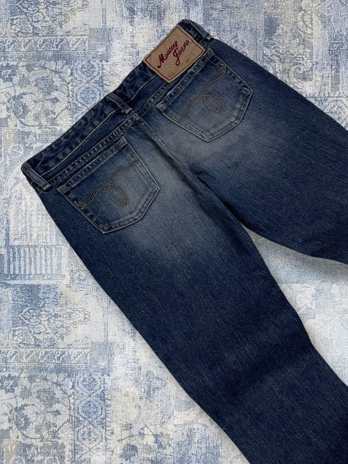 Hysteric Glamour Vintage 1990s Japan Designer Moussy Flared Scab Distressed Size US 27 - 14 Thumbnail