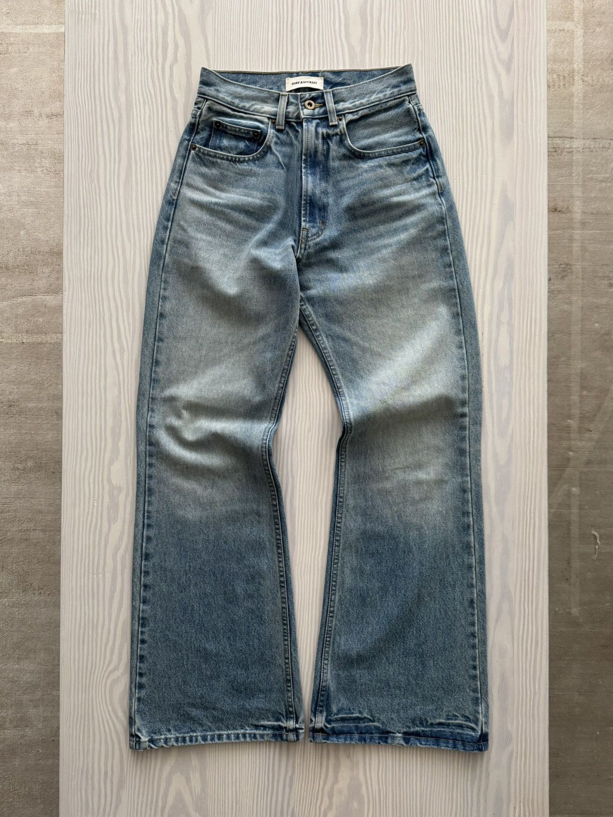 Bare Knuckles Bare Knuckles Serge Loose Bootcut Jeans Dark Indigo Size US 26 / EU 42 - 1 Thumbnail