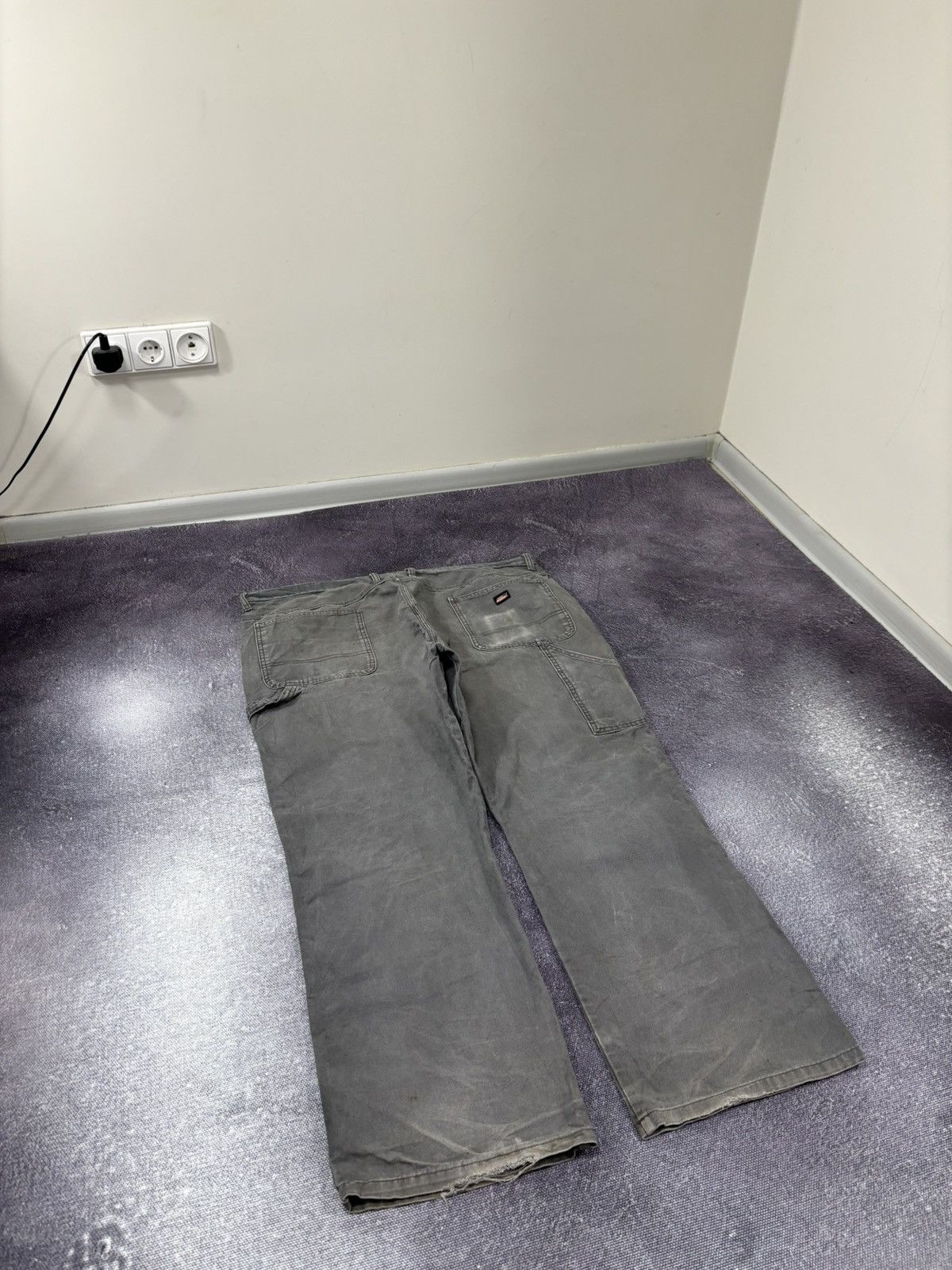 Dickies Vintage Dickies Y2K Carpenter USA Hype Gray Work Baggy Pants Size US 42 / EU 58 - 3 Thumbnail