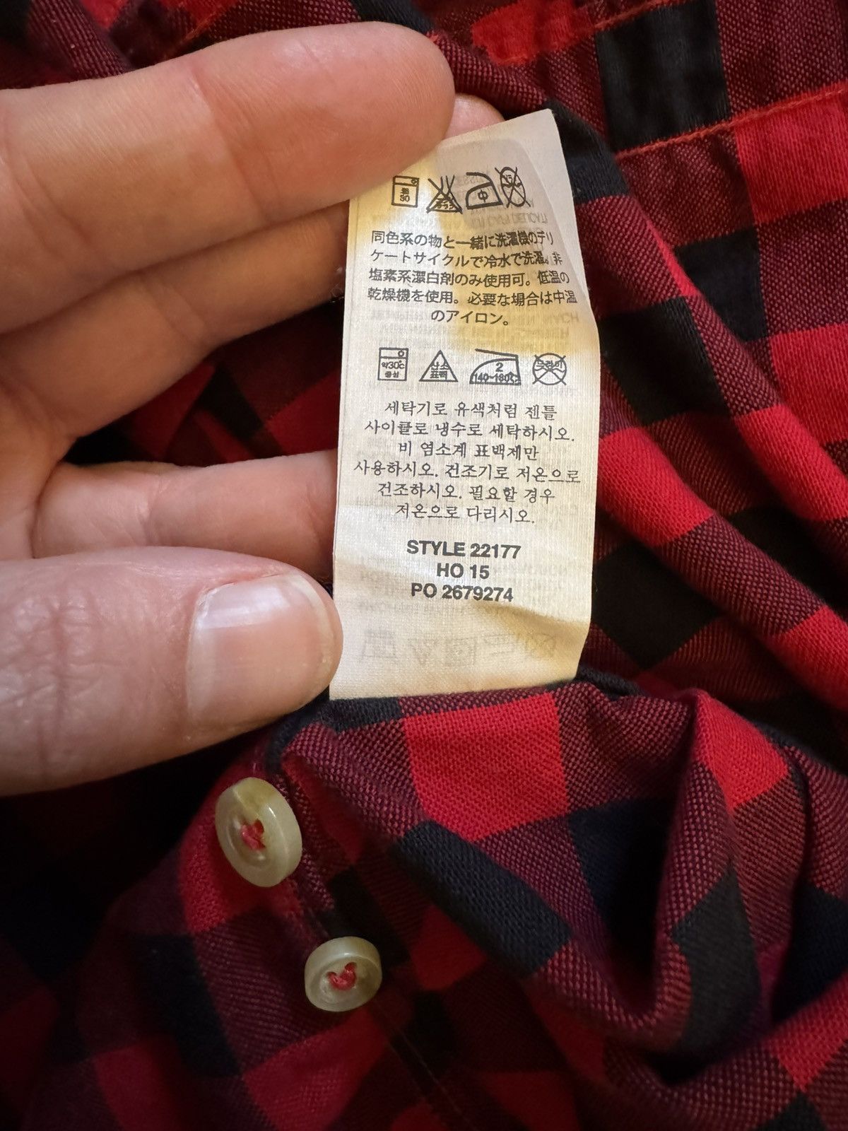 J.Crew J. Crew Red & Black Plaid Shirt Size US L / EU 52-54 / 3 - 8 Thumbnail