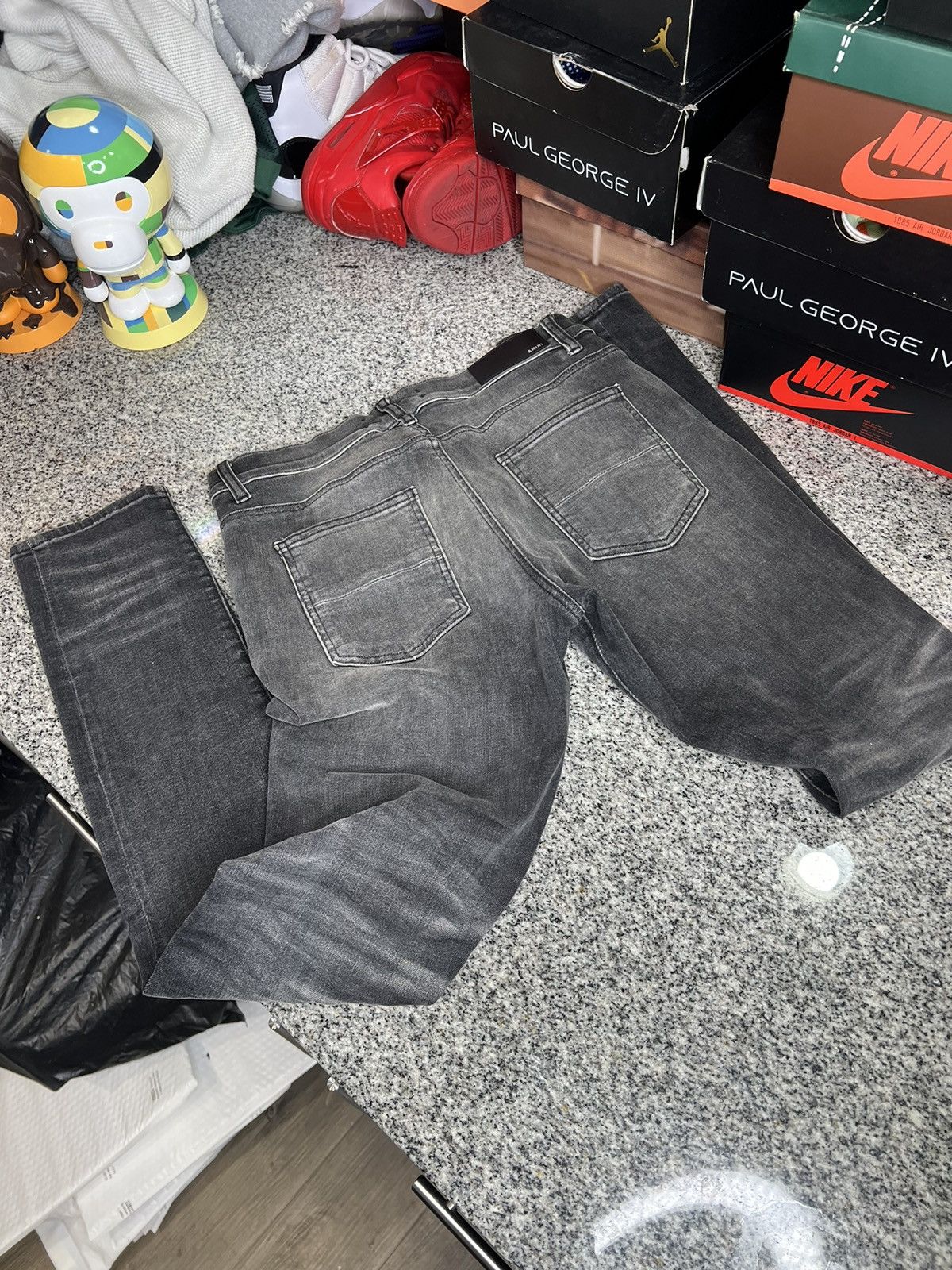 Amiri Amiri Jean Black Size US 33 - 9 Thumbnail