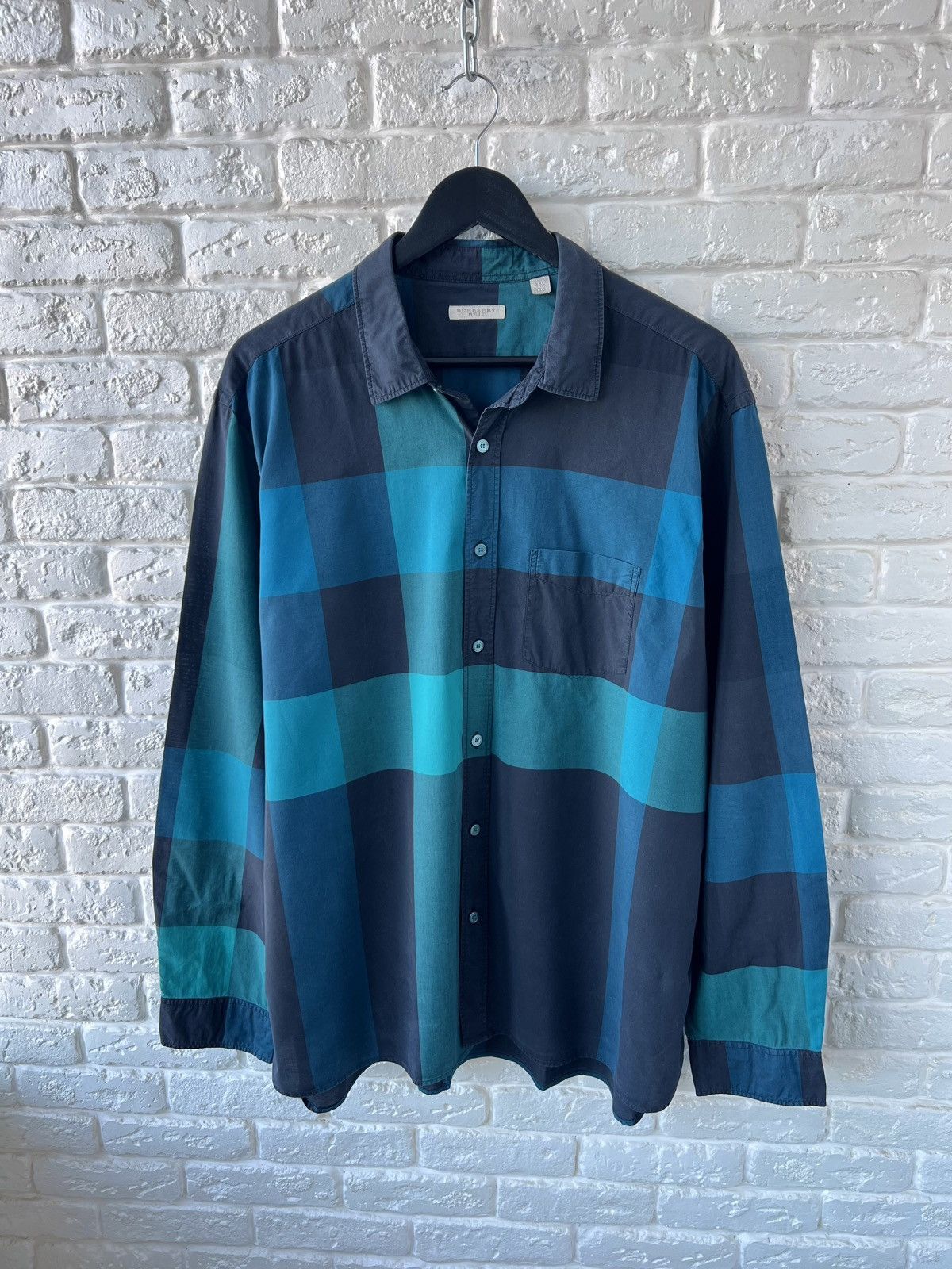 Burberry Burberry Brit Nova Check Button Up Shirt Size US XXL / EU 58 / 5 - 1 Thumbnail