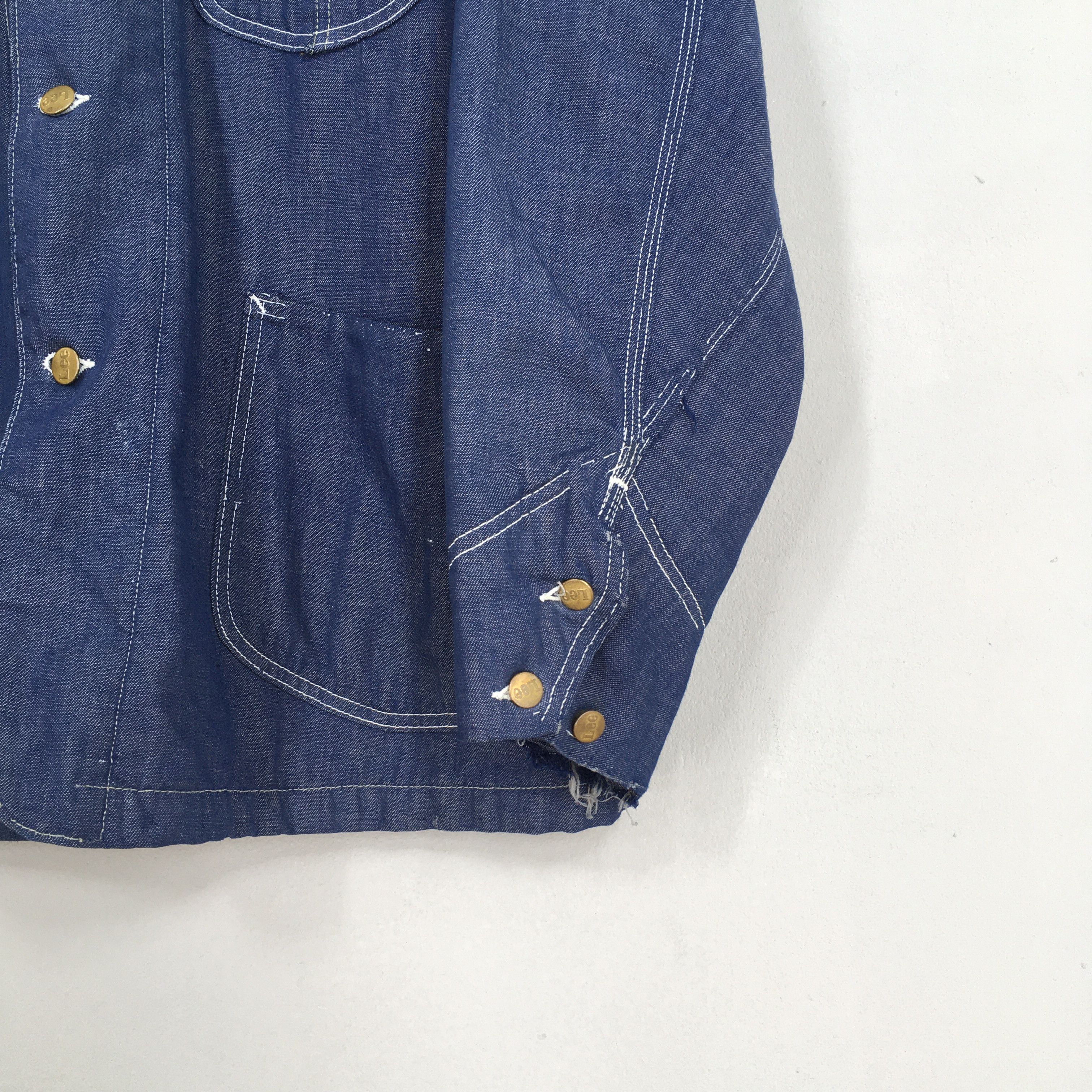 Lee Vintage 70's Lee Usa Sanforized Workwear Chore Jacket Large Size US L / EU 52-54 / 3 - 9 Thumbnail