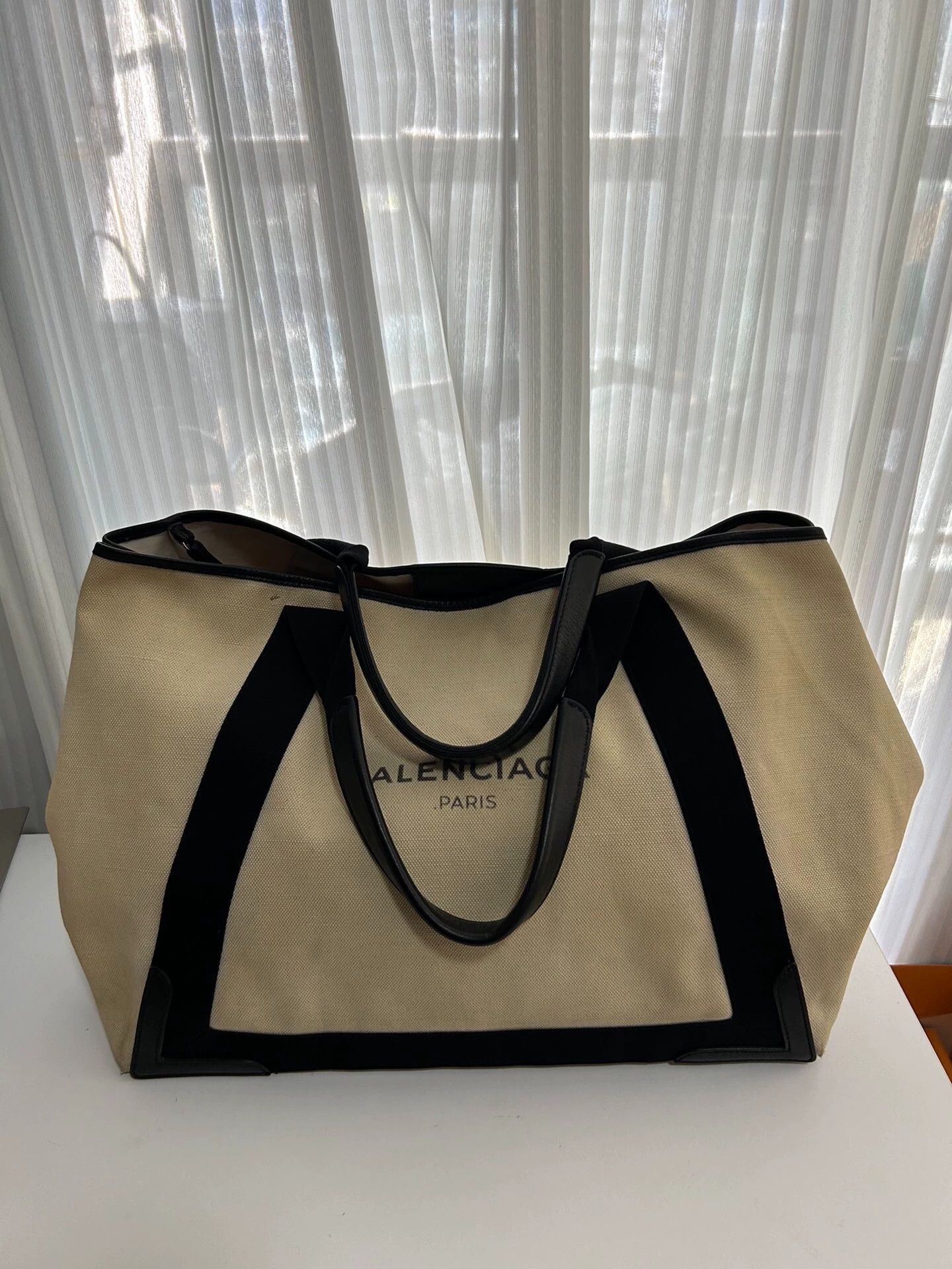 Balenciaga BALENCIAGA canvas leather bag 9/10 40x32 Size ONE SIZE - 1 Thumbnail