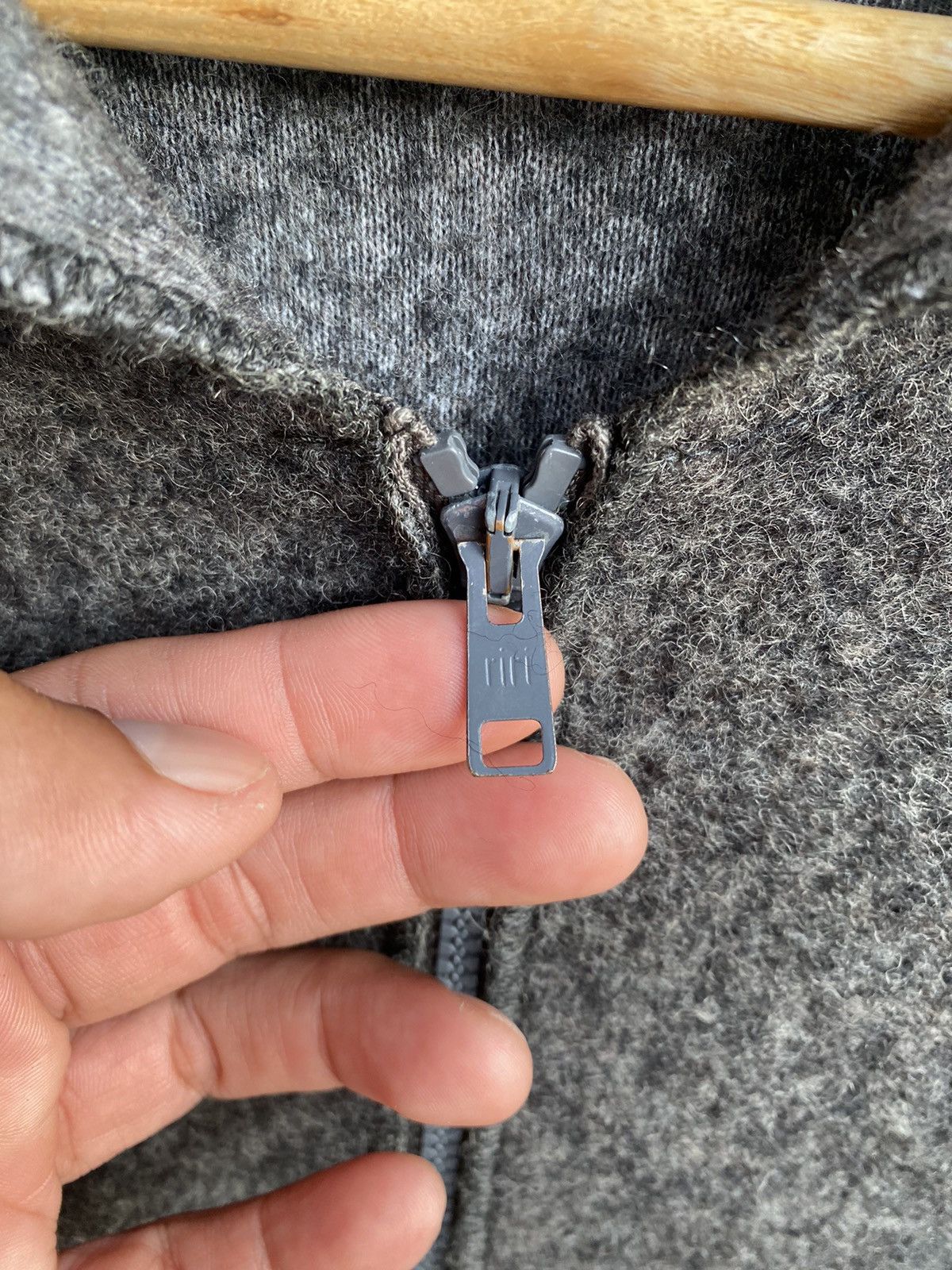Japanese Brand × Vintage ✅️Vintage NAMSB Mohair Sweater Riri Zip Size US L / EU 52-54 / 3 - 8 Thumbnail