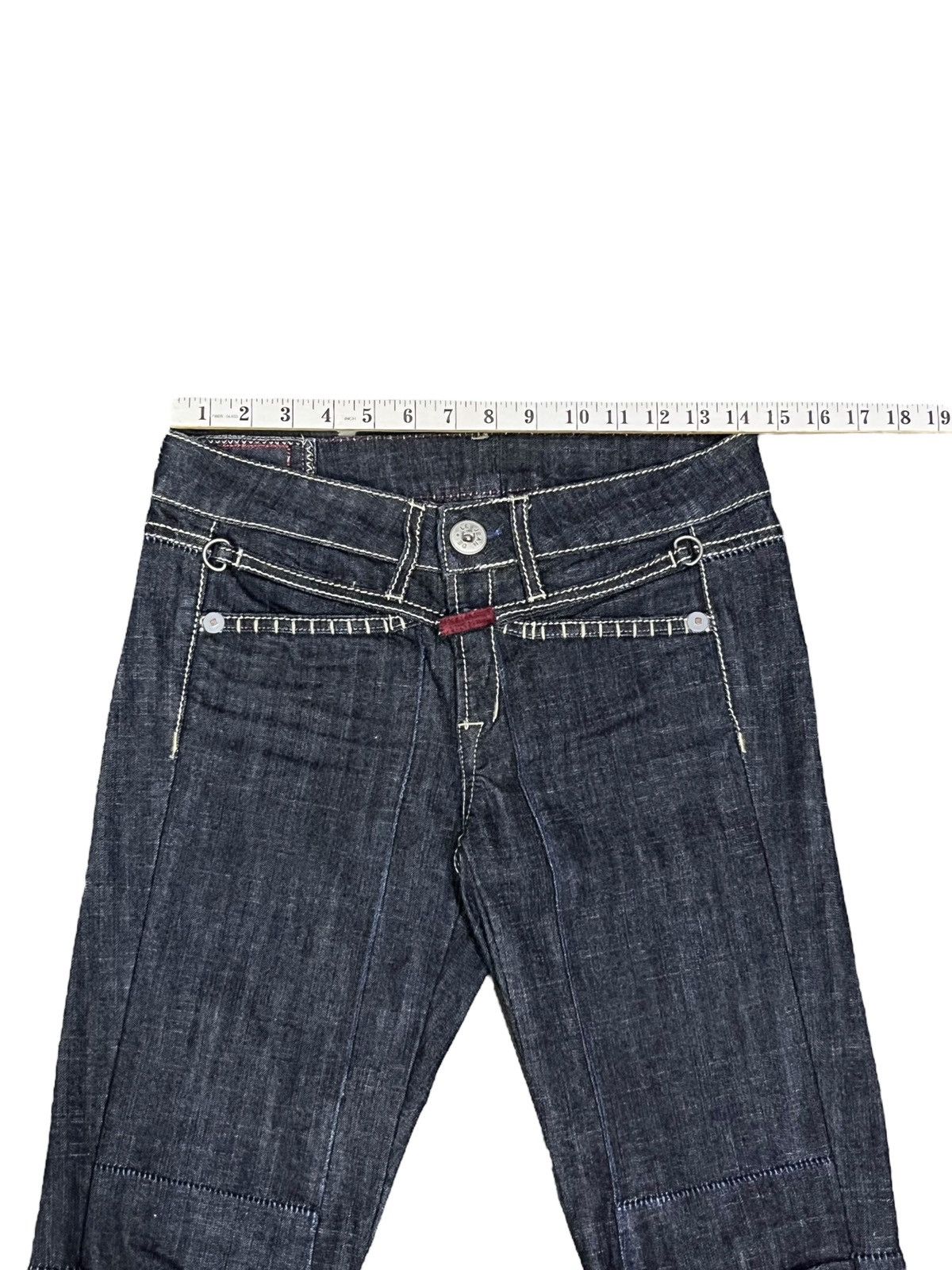 Marithe + Francois Girbaud × Vintage 🔥Vintage MARITHE FRANCOIS GIRBAUD Buttons Leg Straight Fit Size 28" / US 6 / IT 42 - 15 Thumbnail