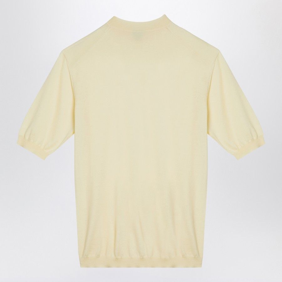 Bottega Veneta o1d2blof0824 Crew-neck Sweater in Light Yellow Size S / US 4 / IT 40 - 2 Thumbnail