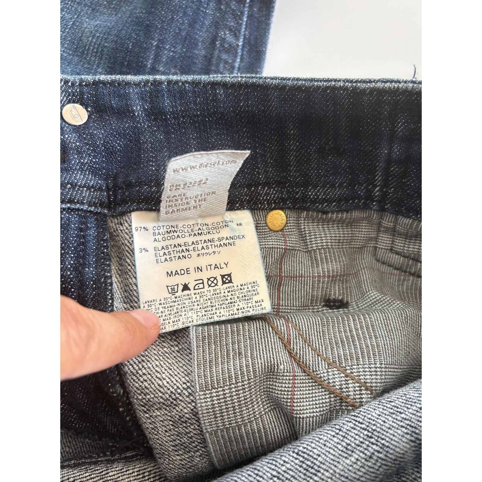 Diesel × Vintage Diesel Matic Jeans W29 L32 Made in Italy Low Rise Skinny Size US 29 - 8 Thumbnail
