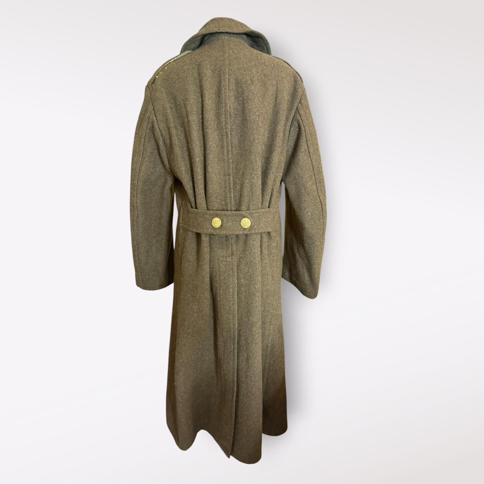 Other WW2 US Army Wool Service Overcoat Size 36L Size ONE SIZE - 3 Thumbnail