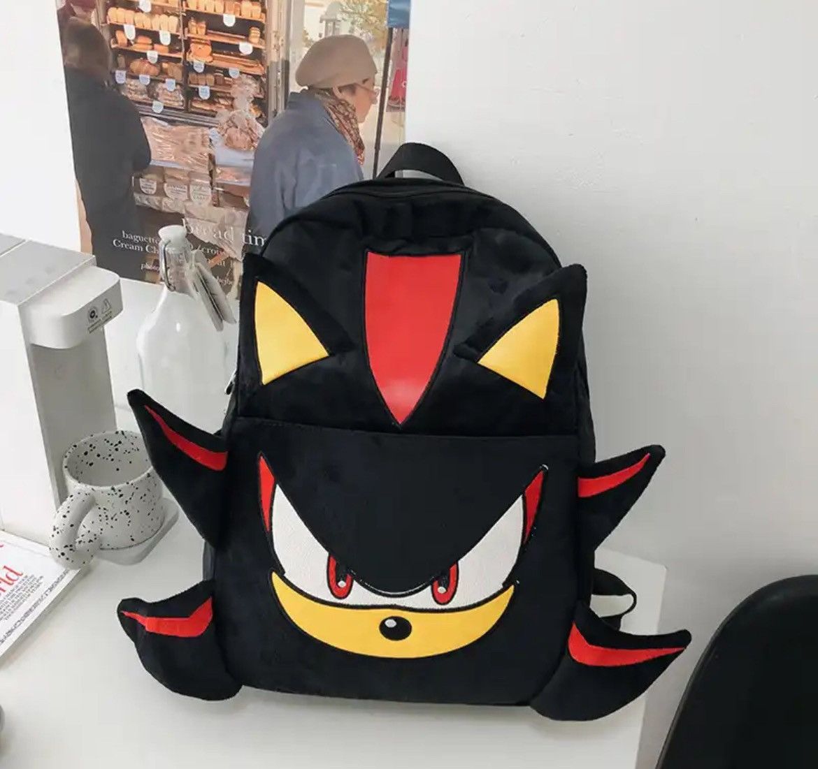 Other Black Hedgehog Plush Backpack Bag Size ONE SIZE - 2 Thumbnail