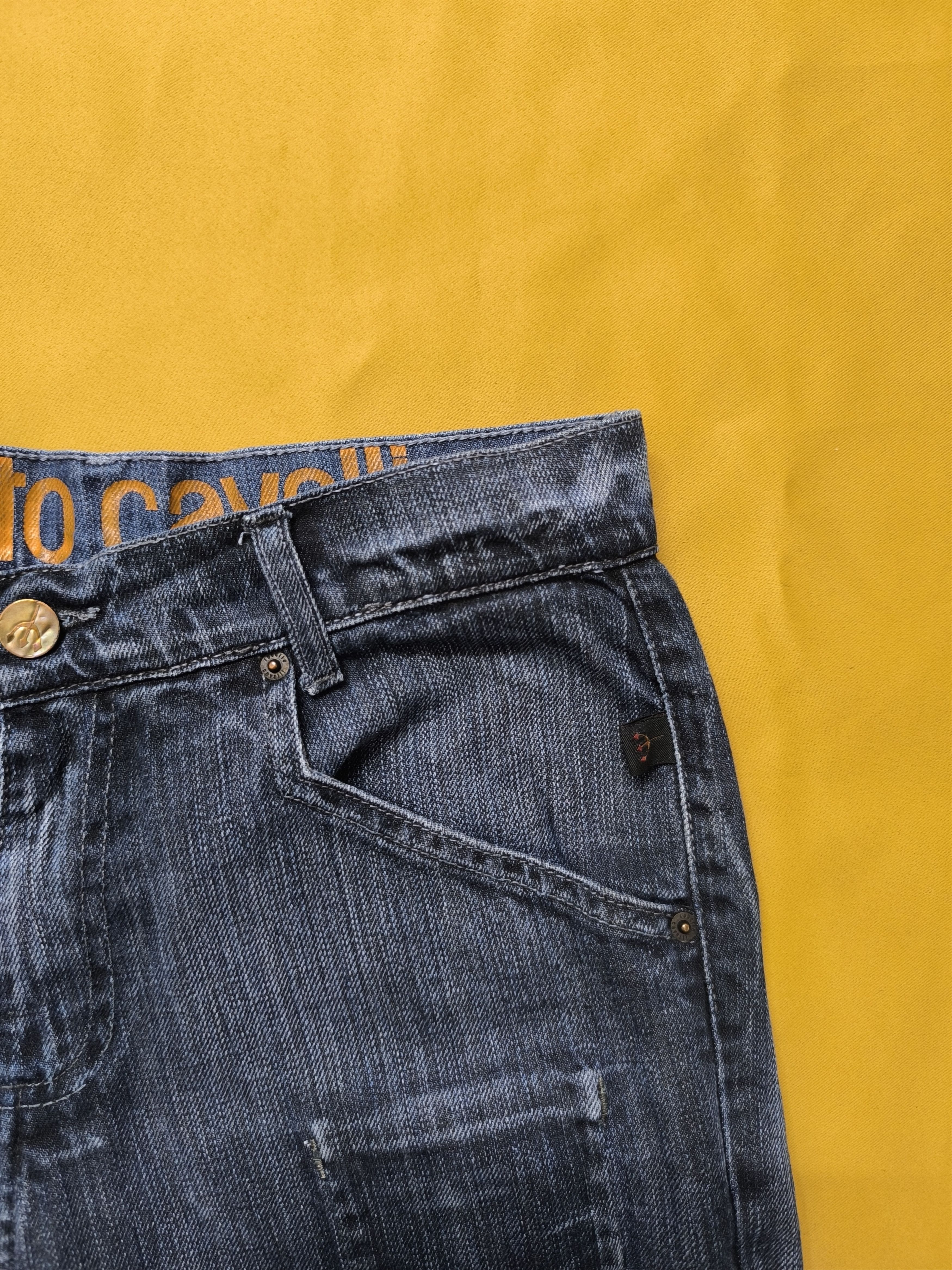 Roberto Cavalli Roberto Cavalli Vintage Devils Junior Blue Jeans Size XS Y2K Size 24" / US 00 / IT 34 - 6 Thumbnail