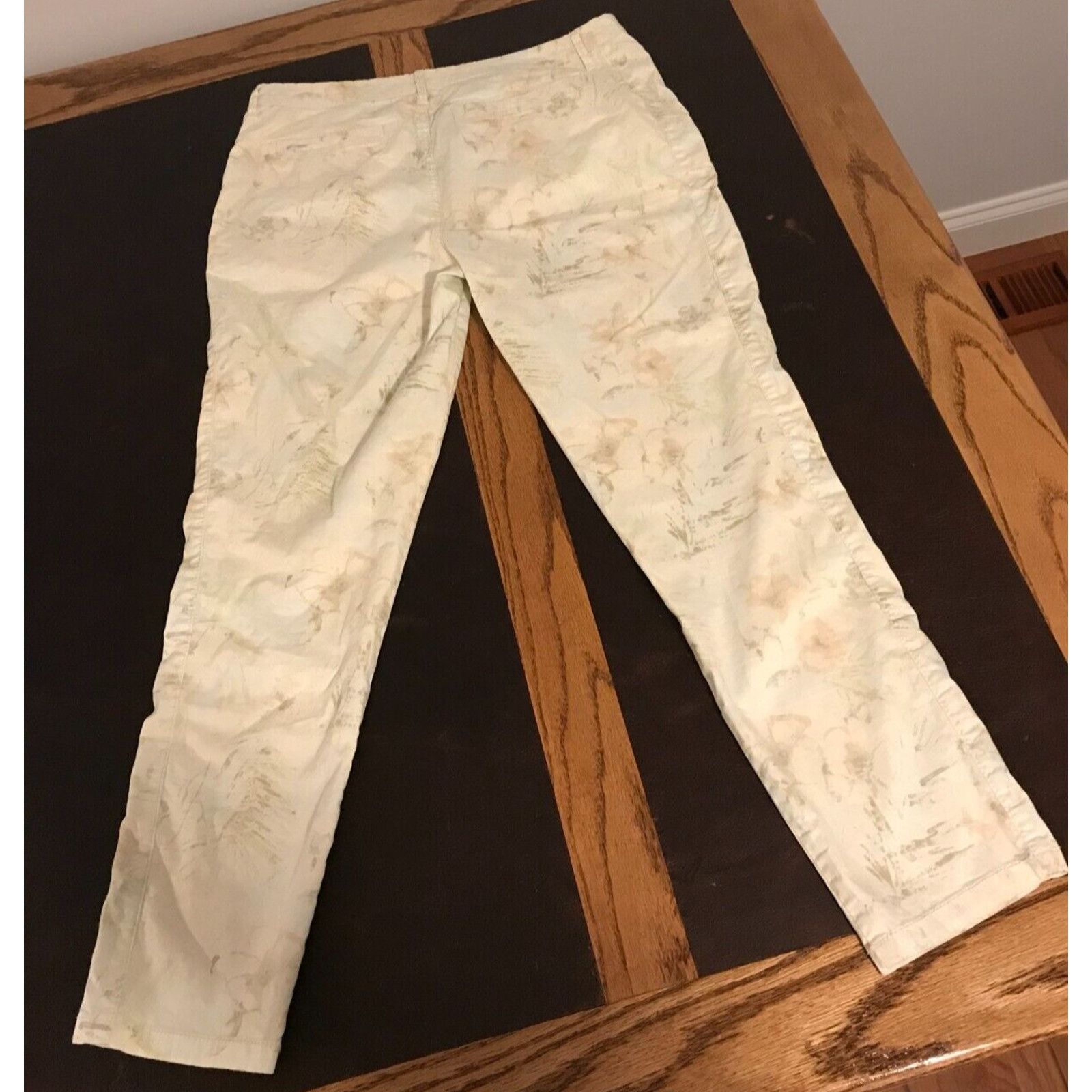 Anthropologie Anthropologie Marrakech Garden Day Chinos Floral Pants Size 30" / US 8 / IT 44 - 2 Thumbnail
