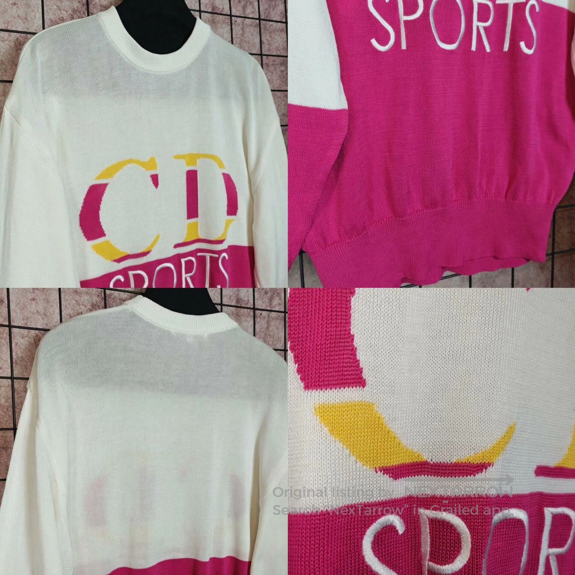 Dior Dior Embroidered Logo Knit Sweater. Size US S / EU 44-46 / 1 - 4 Thumbnail
