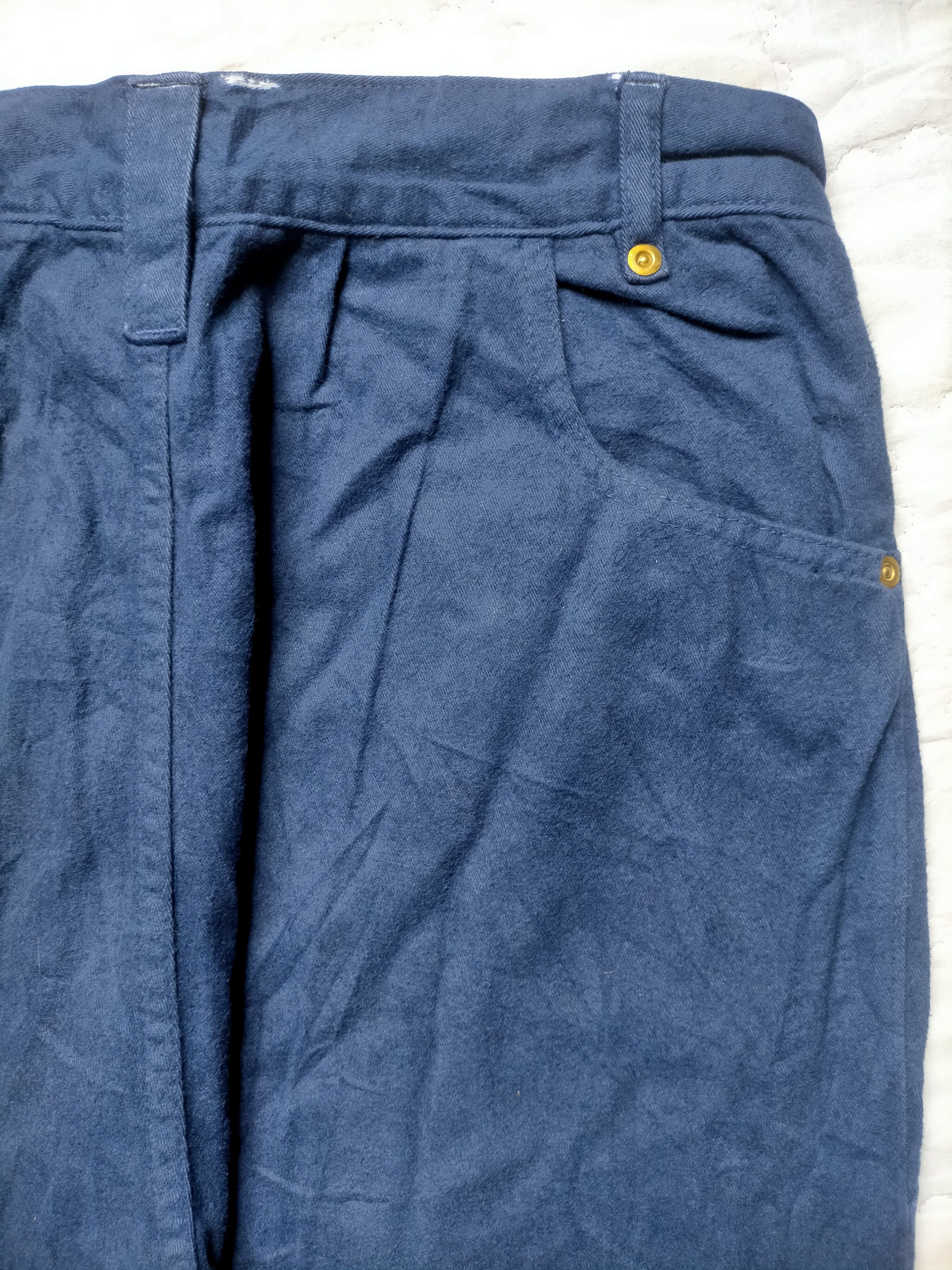Issey Miyake Mercibeaucop Drop Cropth Suede Cotton Parachute Pants Size US 30 / EU 46 - 12 Thumbnail
