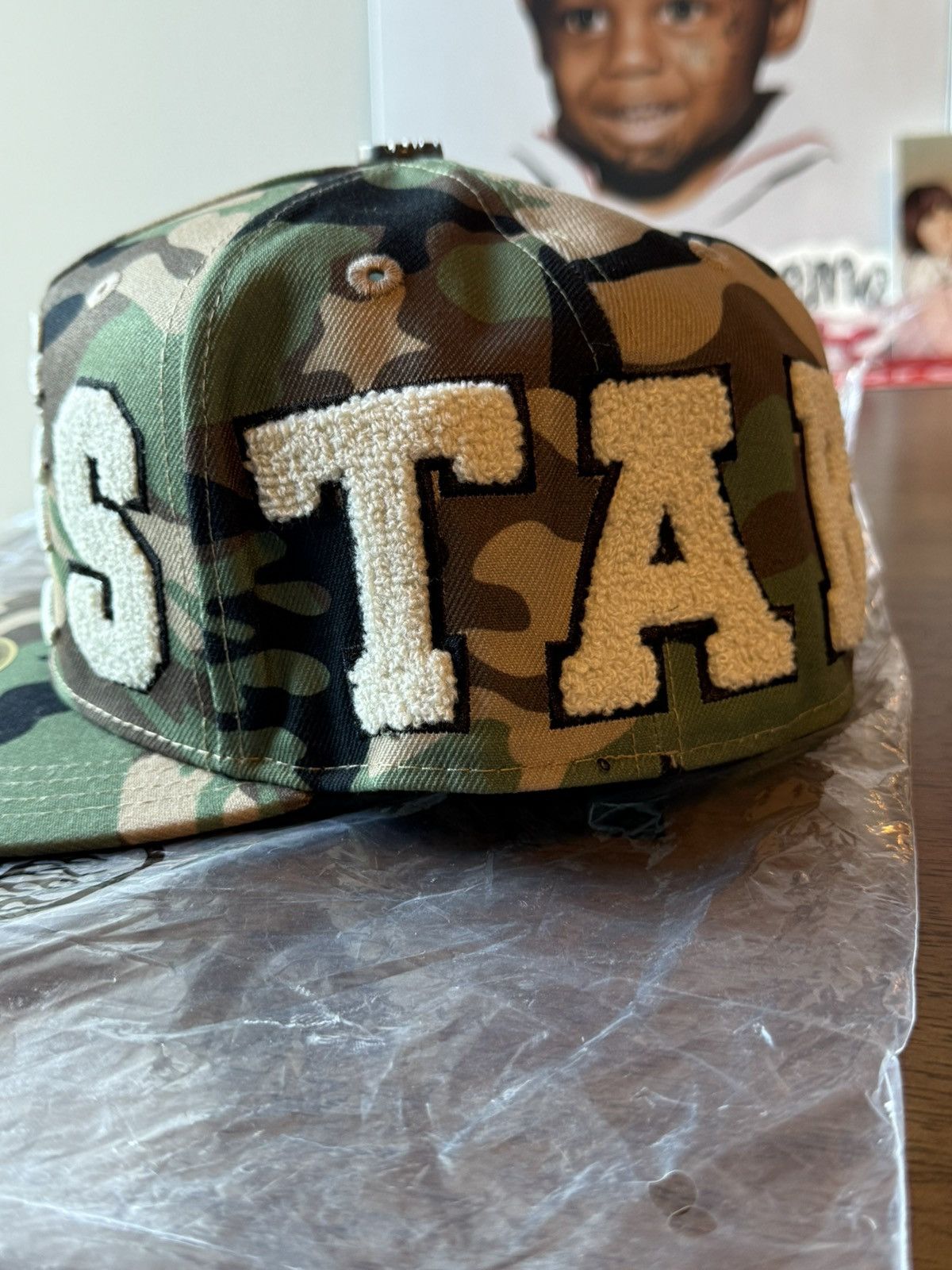 Chrome Hearts Sex Records Camo Bucket Hat