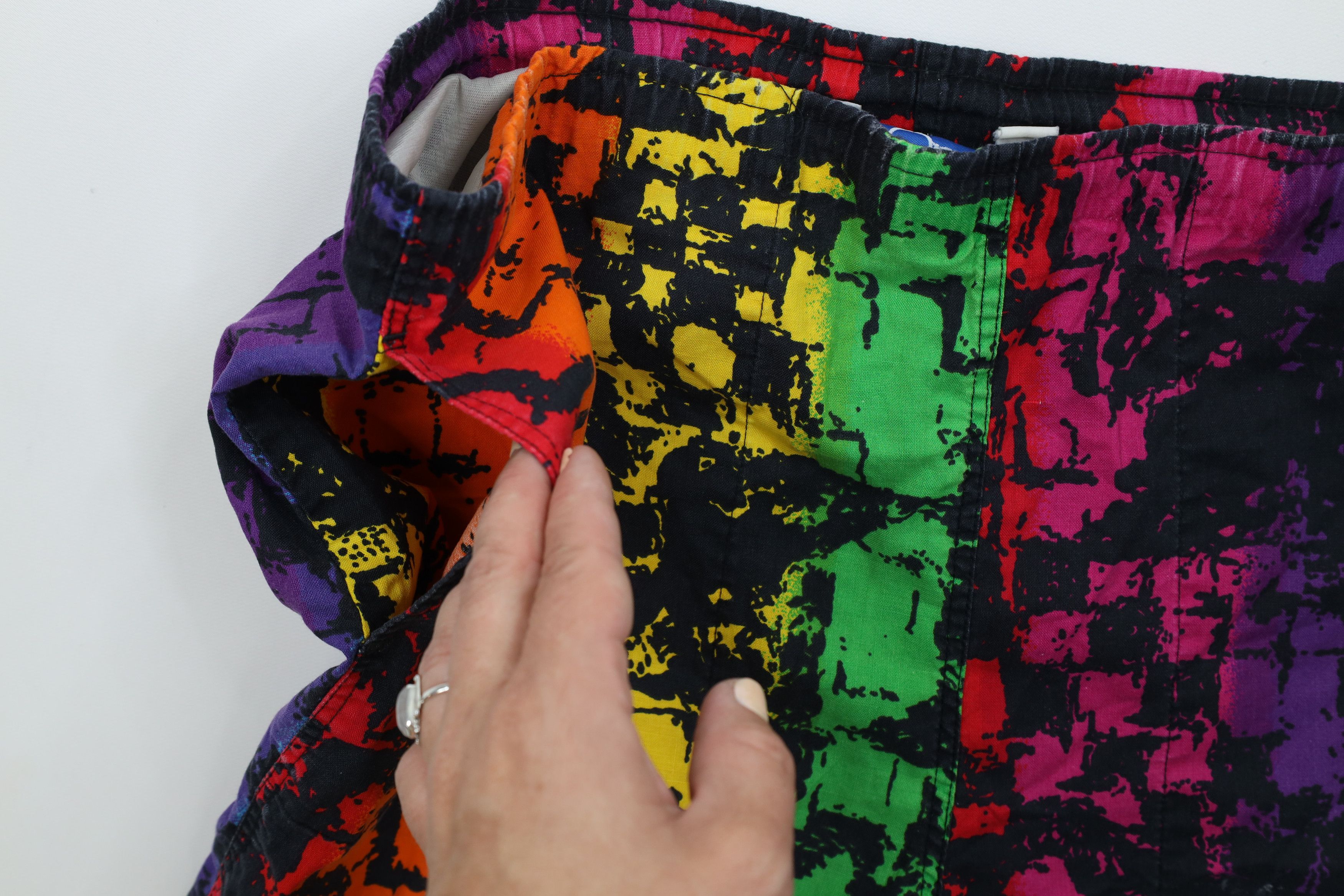 Ocean Pacific Vintage 90s Ocean Pacific OP Rainbow Lined Surf Shorts USA Size US 34 / EU 50 - 13 Thumbnail