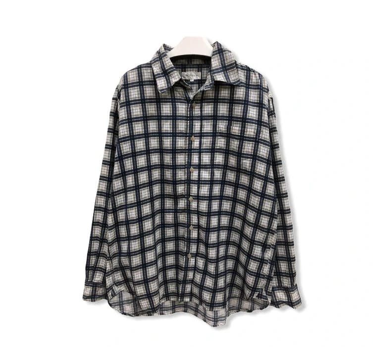 image of B.c Factory Plaid Tartan Flannel Shirt, Men's (Size Large)