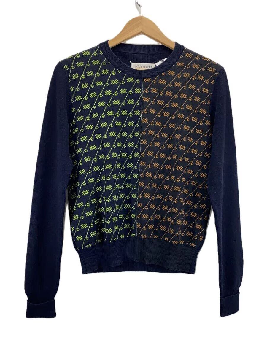 Split Pattern Knit Sweater
