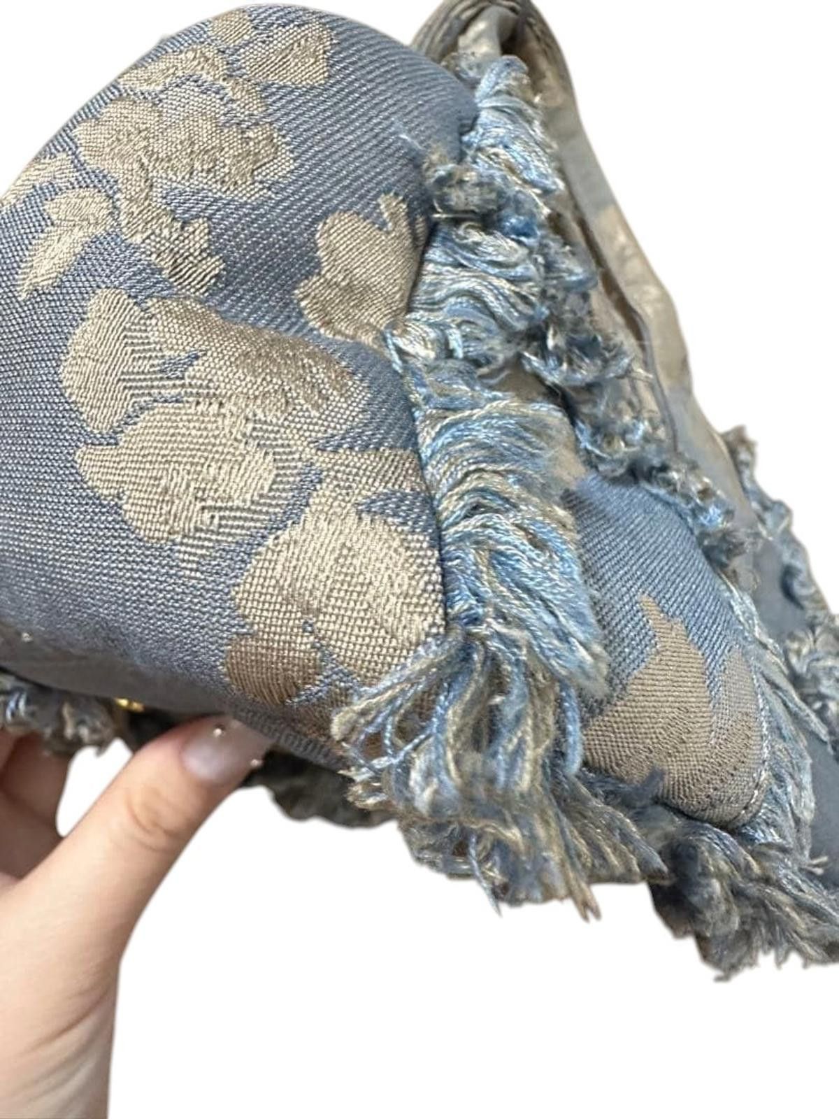 Vivienne Westwood Vivienne Westwood - Fringe Denim Shoulder Bag Blue Size ONE SIZE - 6 Thumbnail
