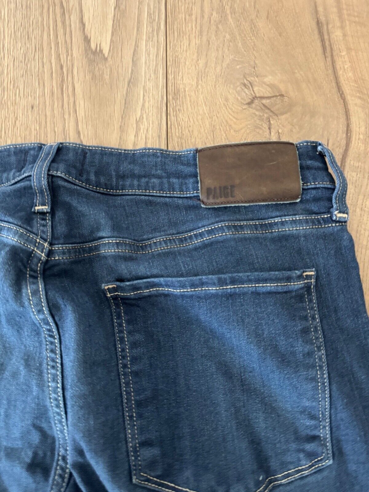 Paige Paige Men’s Denim Lennox Slim Jeans Blue Medium Wash 34x30 Size US 34 / EU 50 - 5 Thumbnail
