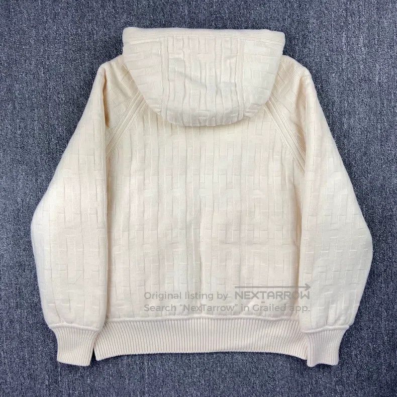 Hermes Hermes White Knit Combined Puffer Jacket Size XXS / US 00 / IT 34 - 3 Thumbnail