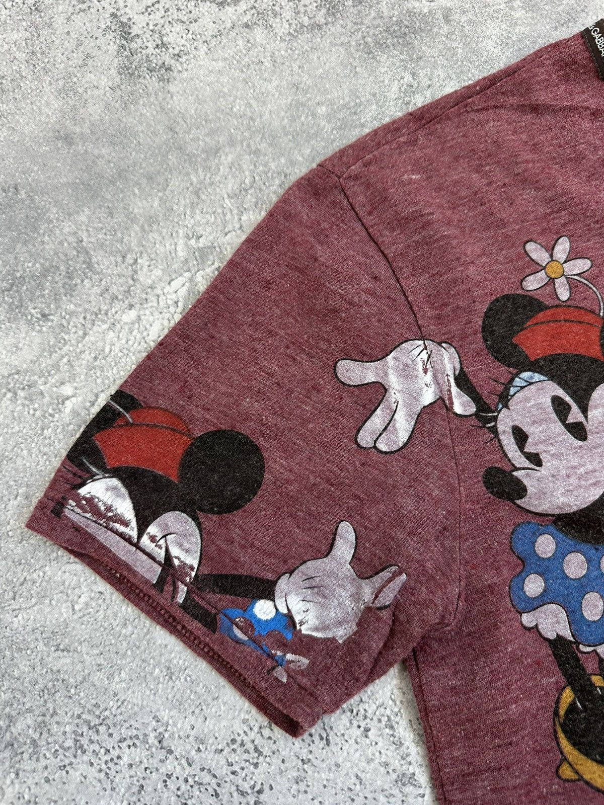 Dolce & Gabbana Dolce Gabbana Mickey Mouse T-Shirt Vintage Over Printed Logo Size US S / EU 44-46 / 1 - 5 Thumbnail