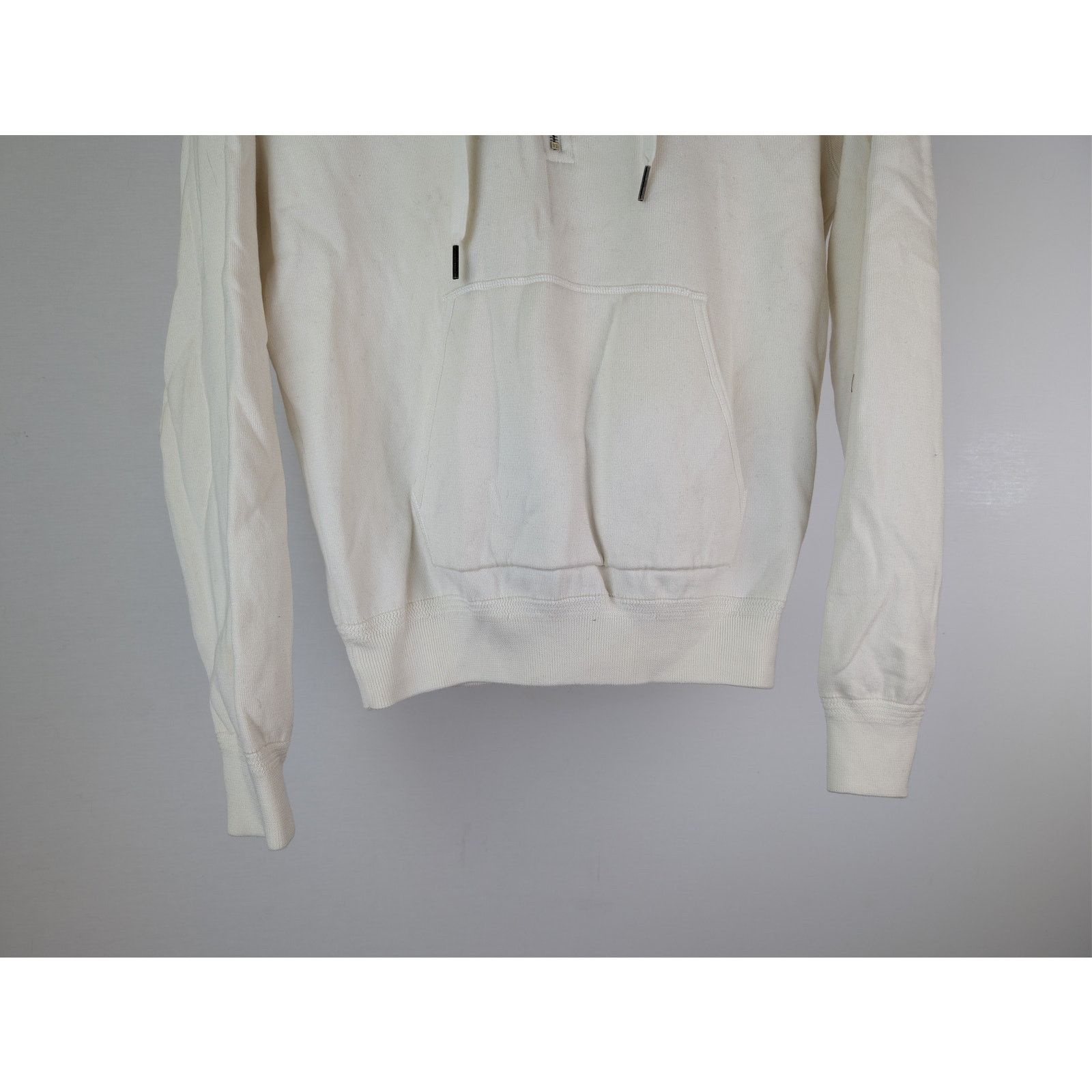 Tom Ford o1rshd1 CC20 quarter-zip hoodie in a light beige Size US M / EU 48-50 / 2 - 4 Thumbnail