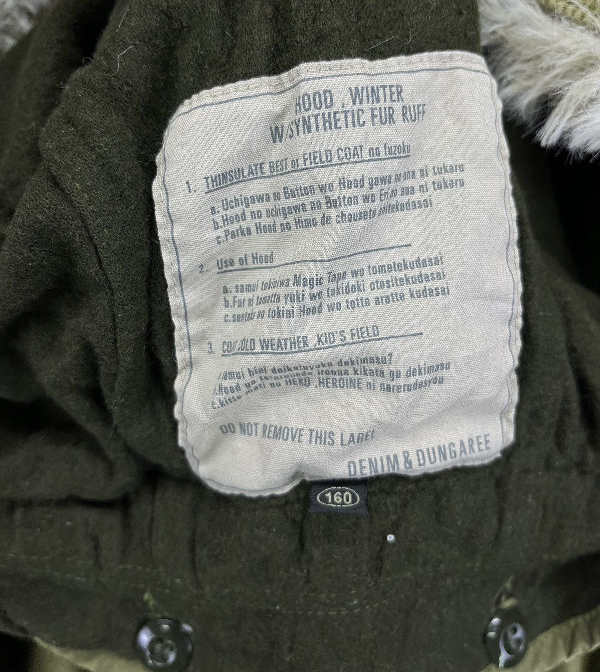Other Denim & Dungaree Hooded Military Parkas Jacket Size US S / EU 44-46 / 1 - 8 Thumbnail